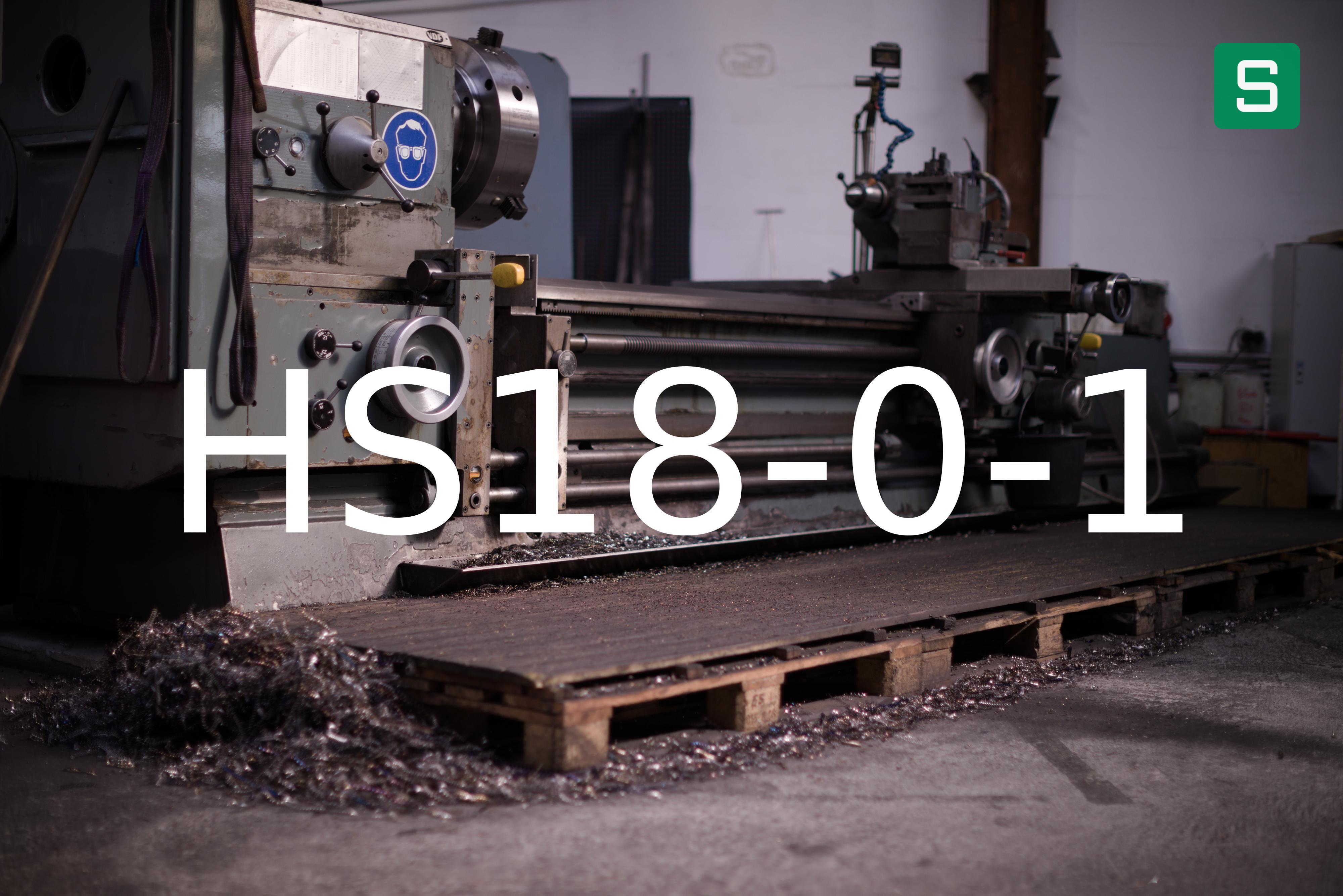 Steel Material: HS18-0-1