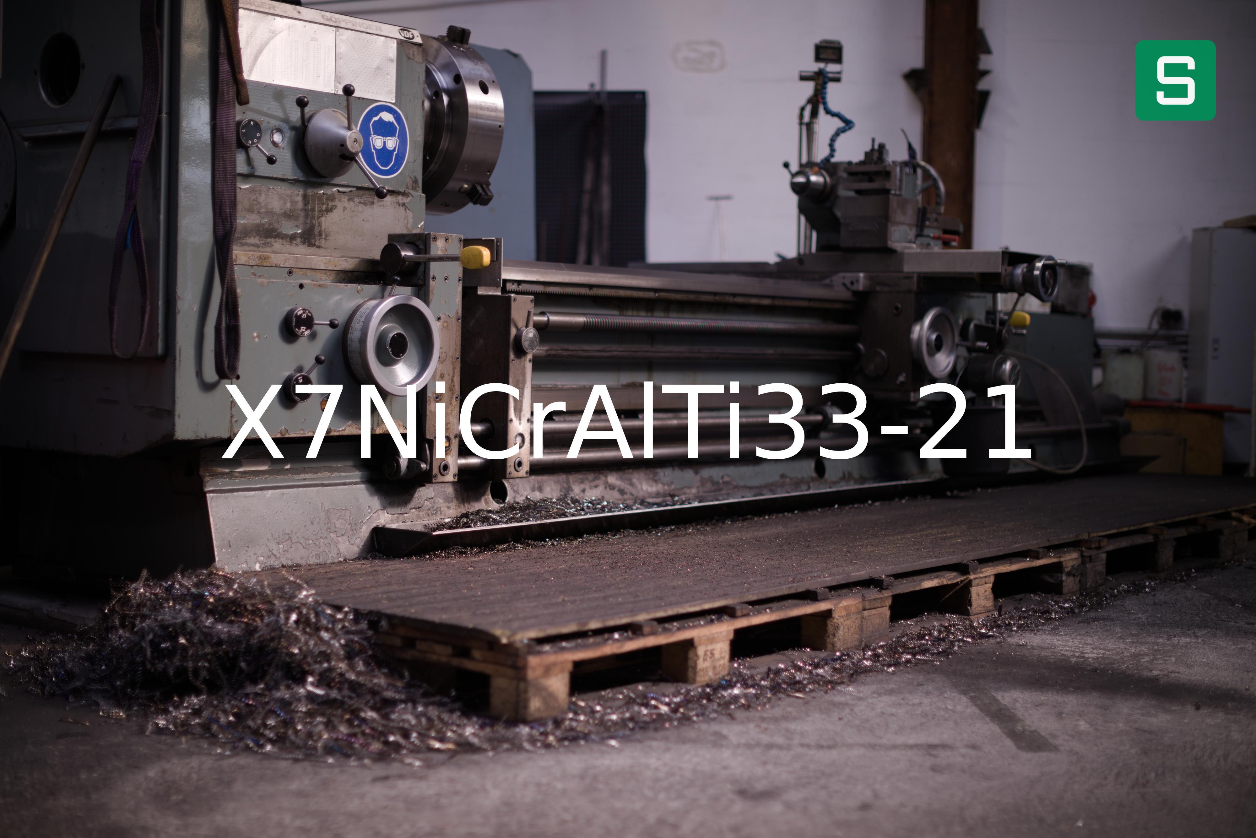 Material de Acero: X7NiCrAlTi33-21