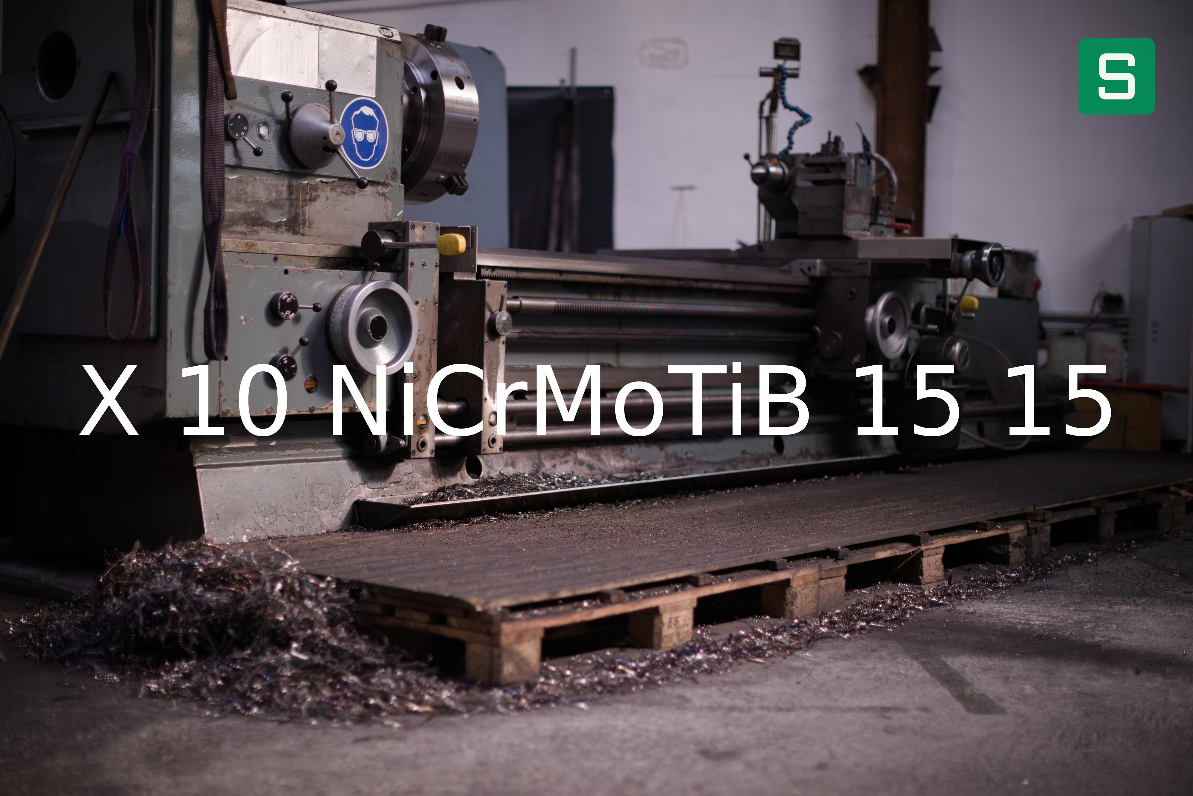 Steel Material: X 10 NiCrMoTiB 15 15