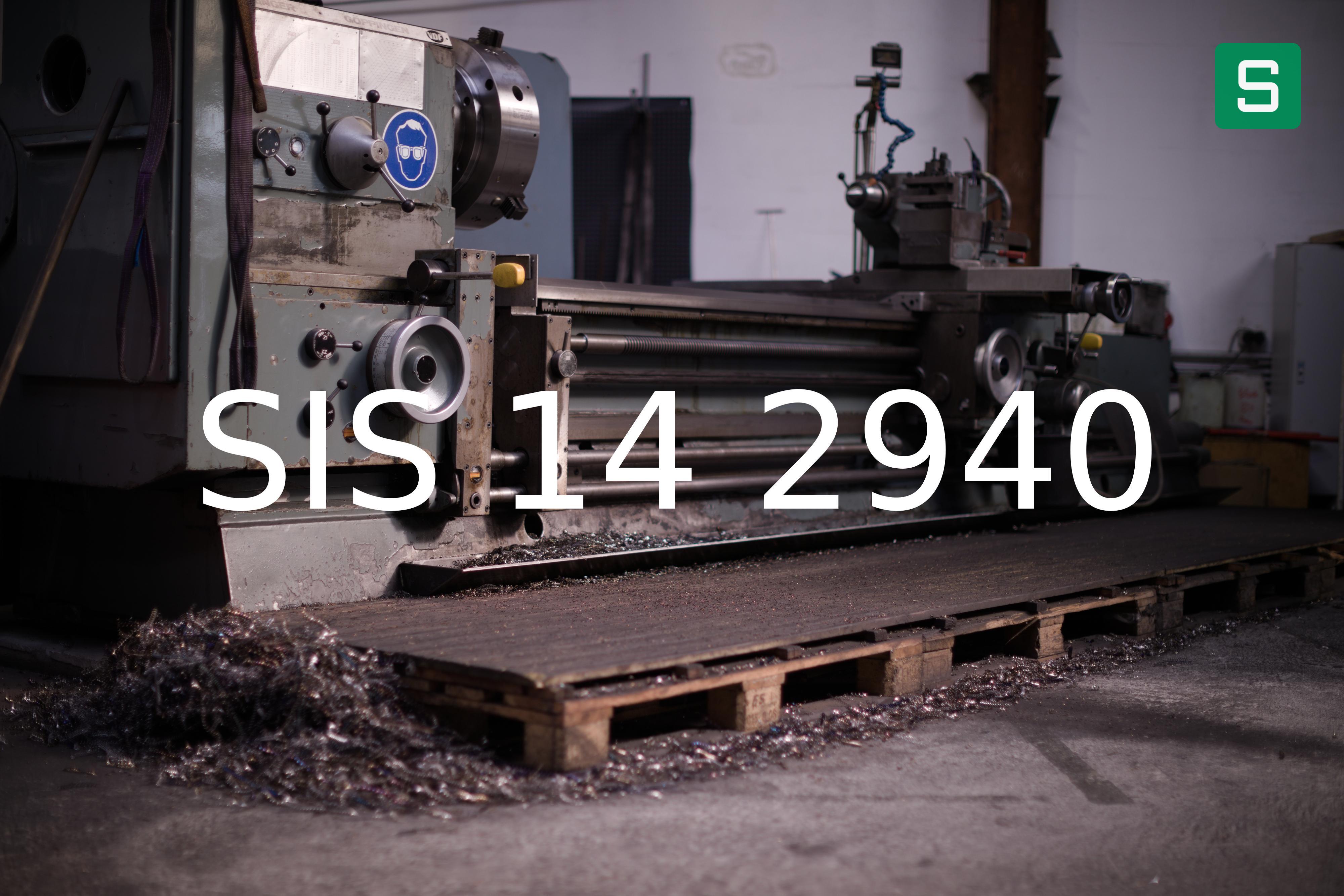 Steel Material: SIS 14 2940