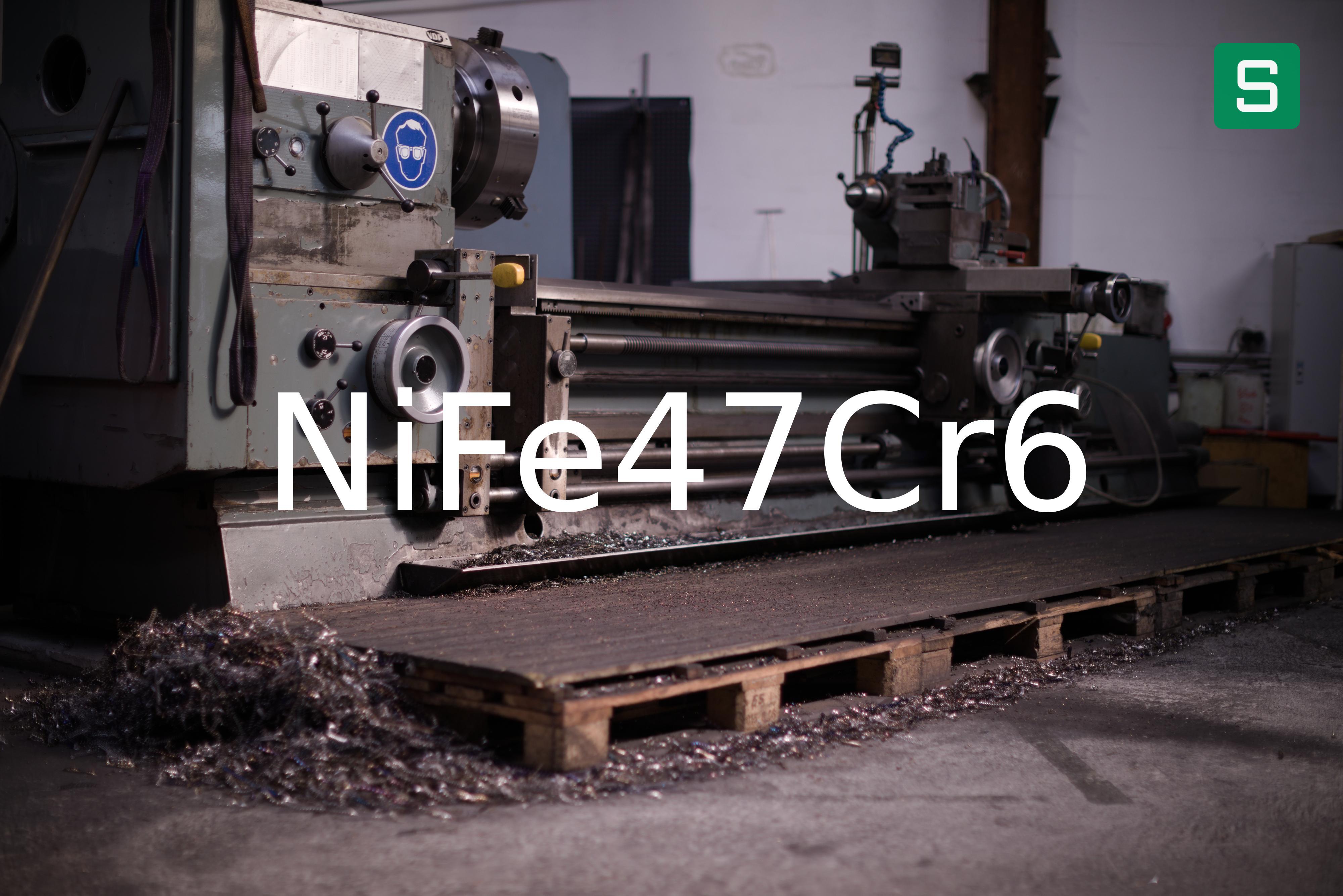 Material de Acero: NiFe47Cr6