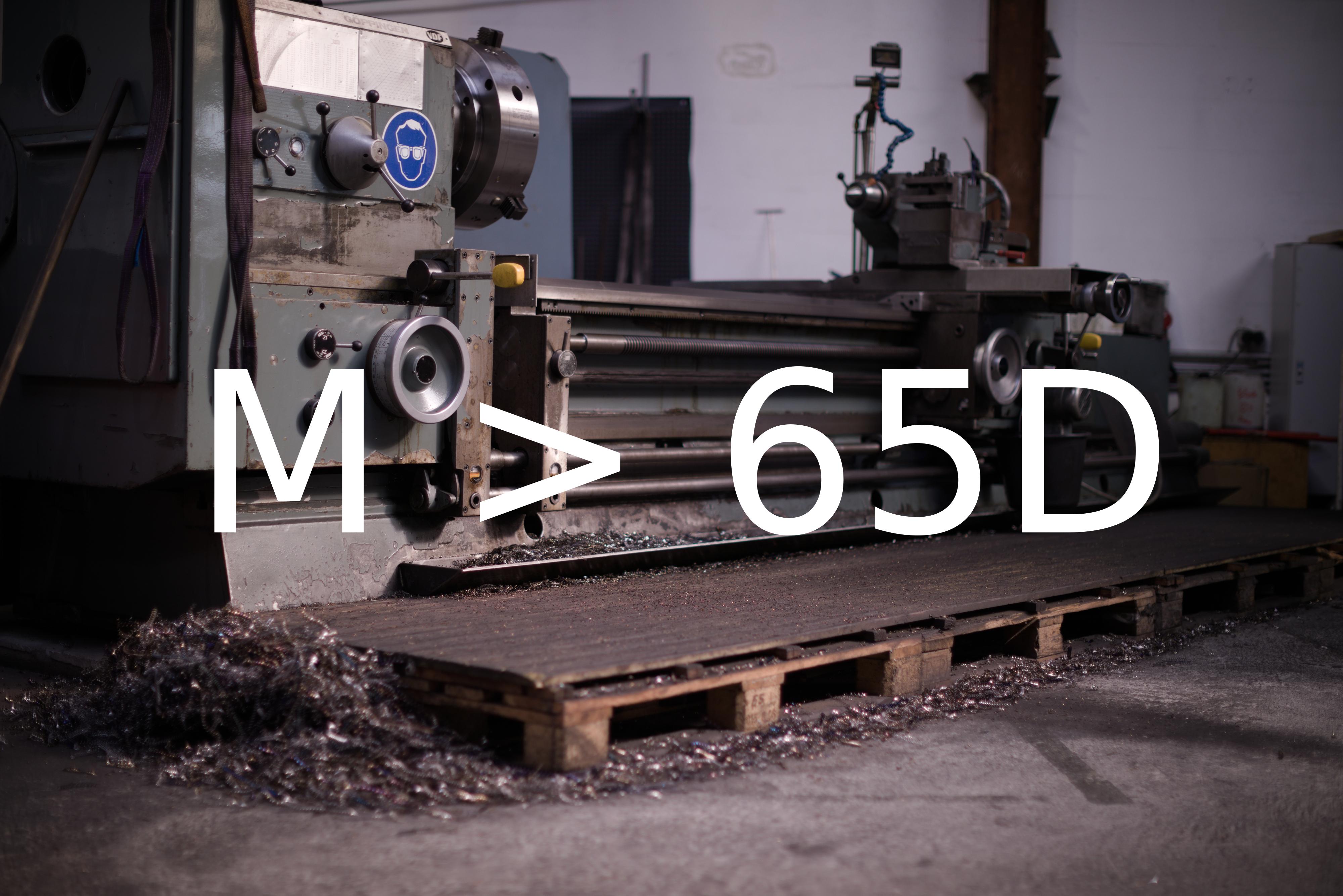 Steel Material: M > 65D