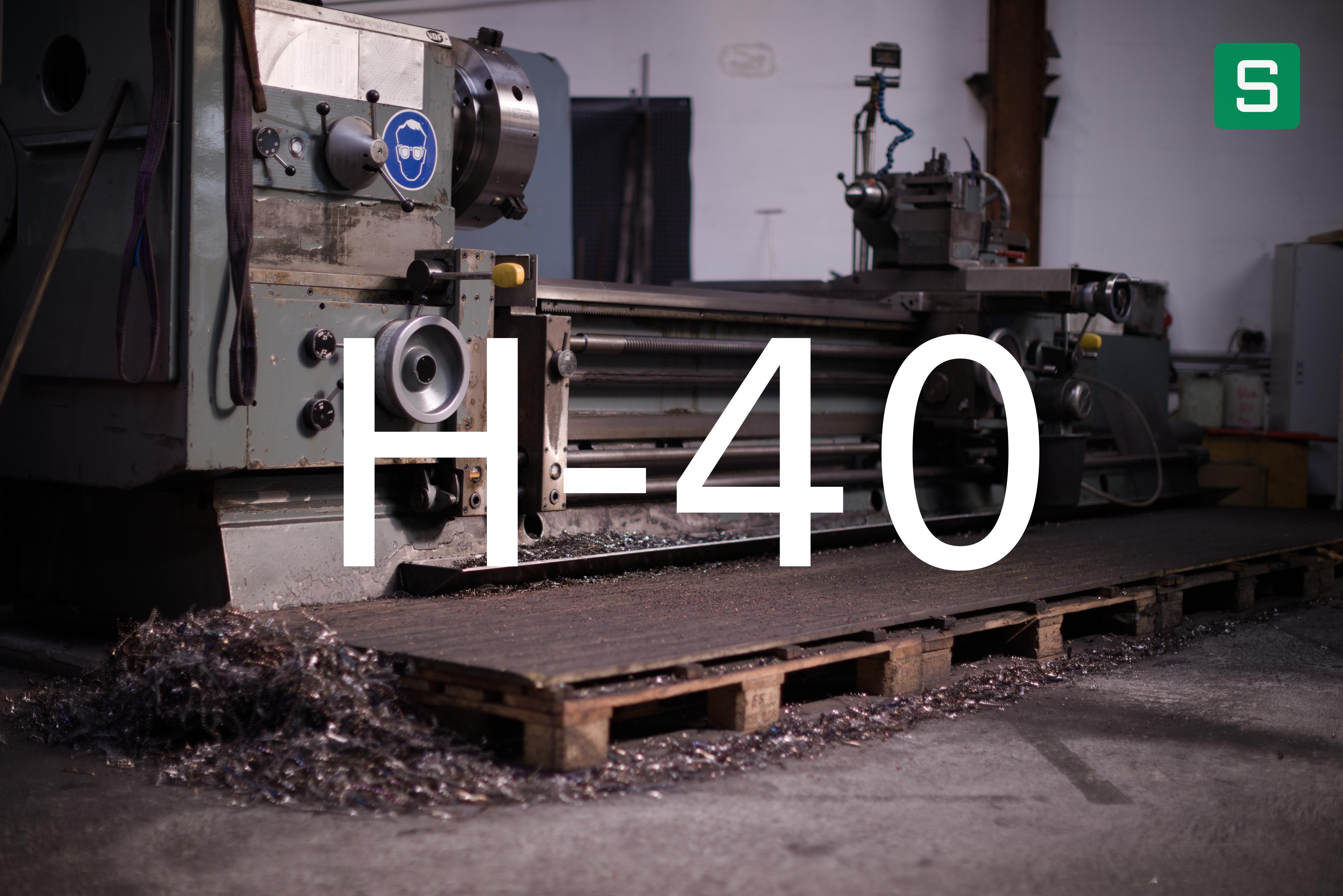 Material de Acero: H-40