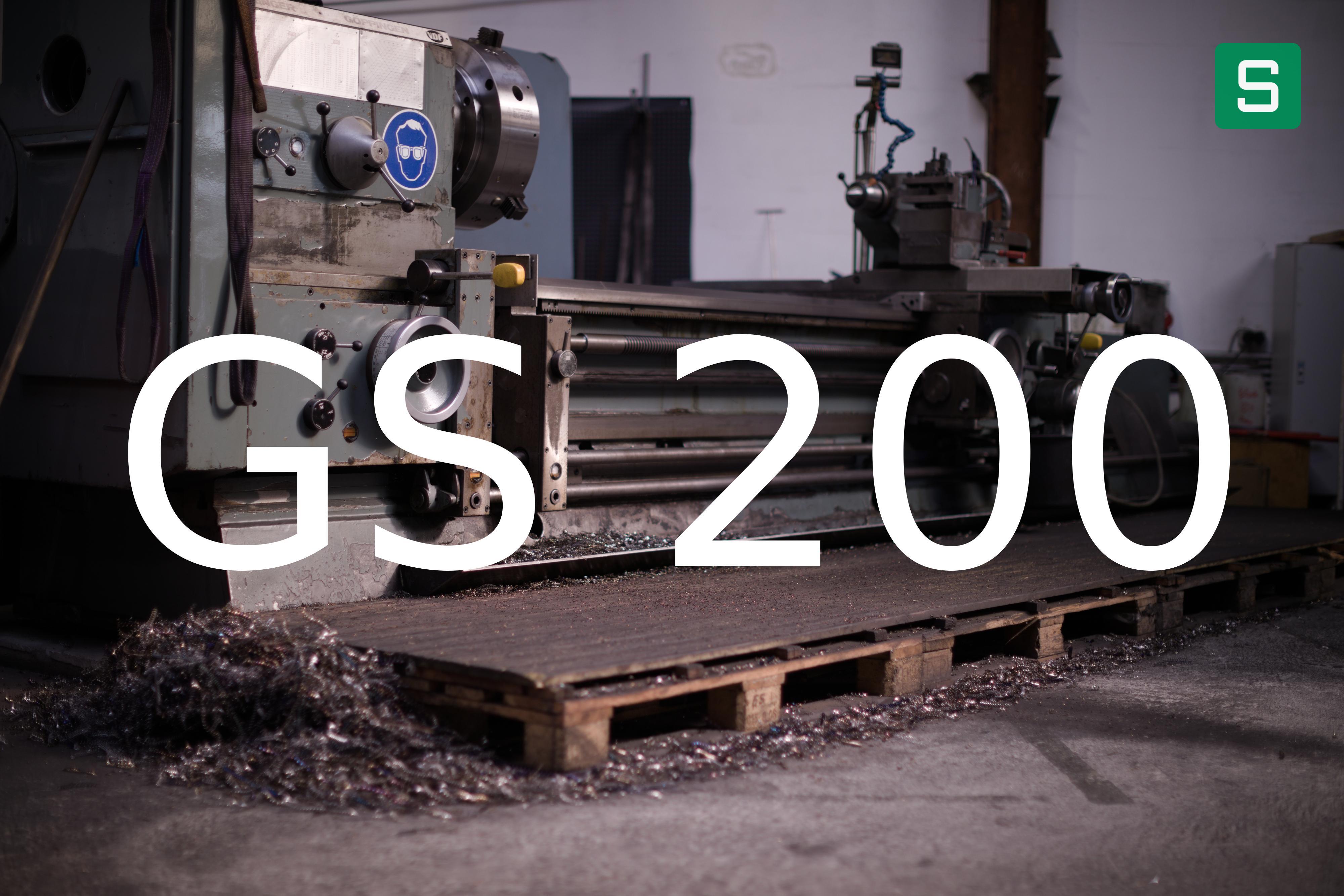 Stahlwerkstoff: GS 200
