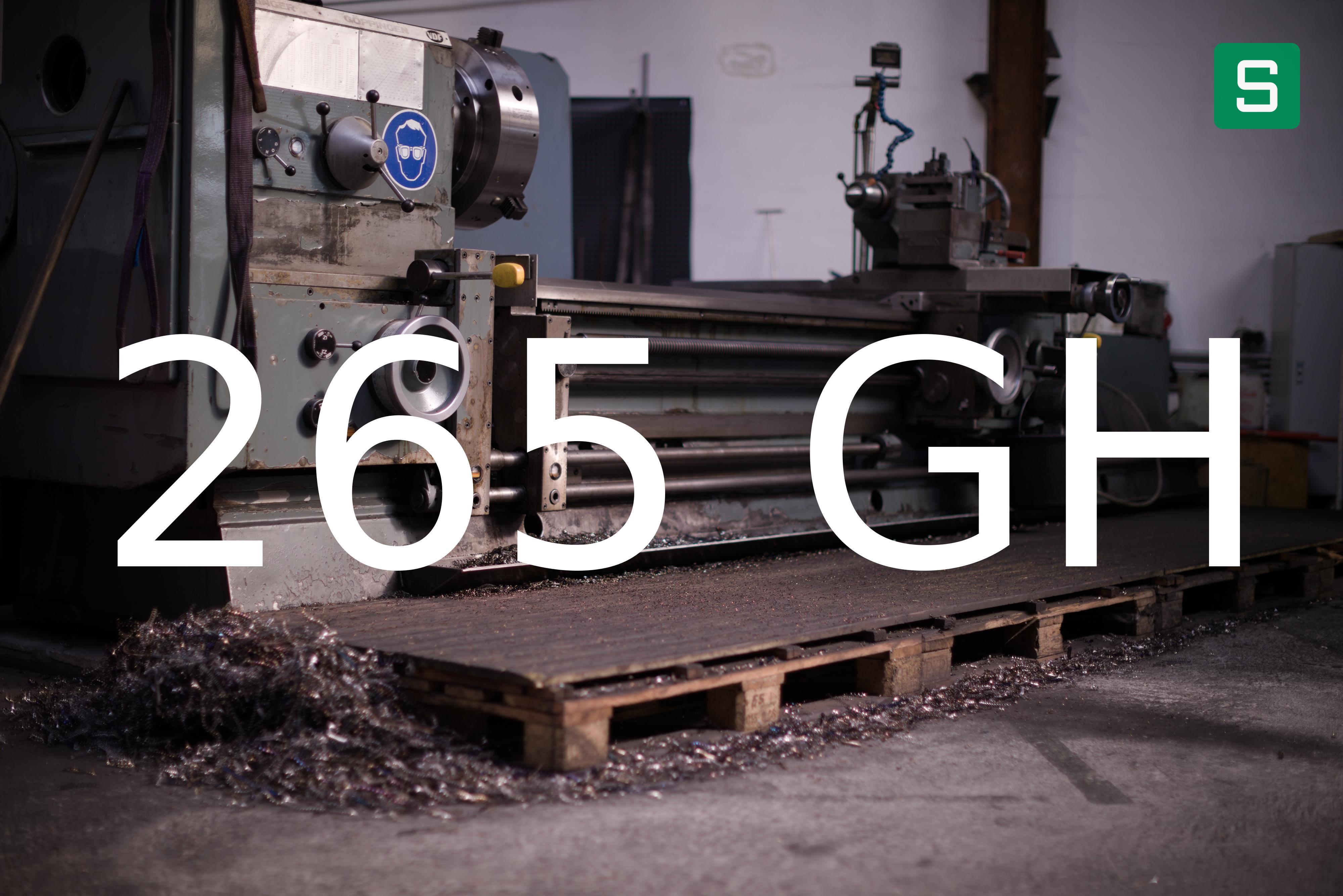Steel Material: 265 GH