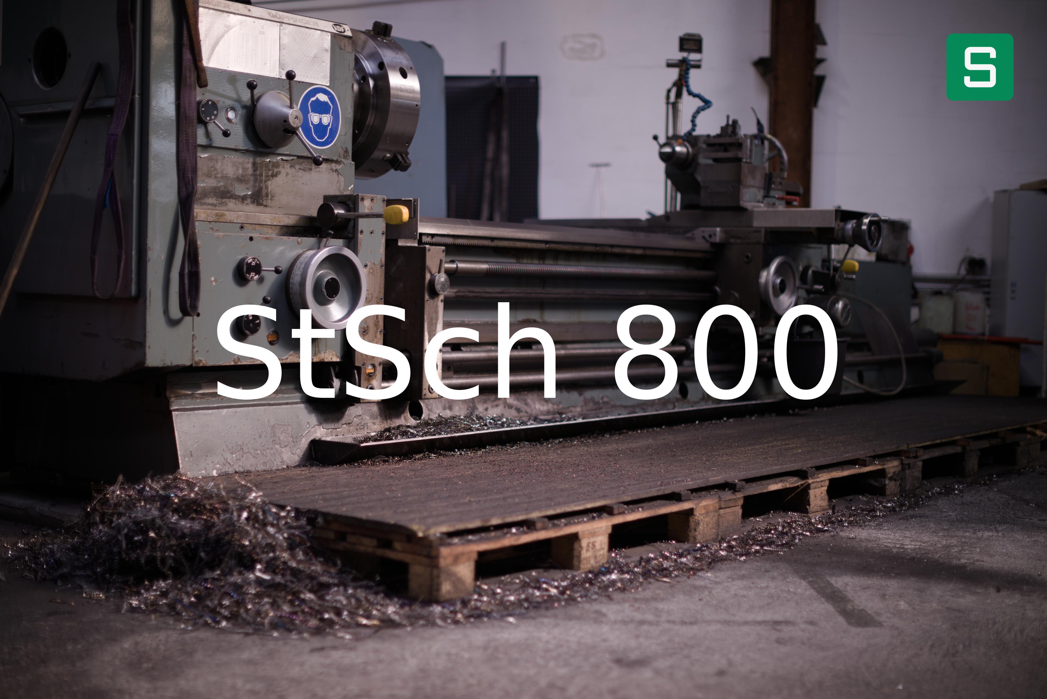 Stahlwerkstoff: StSch 800