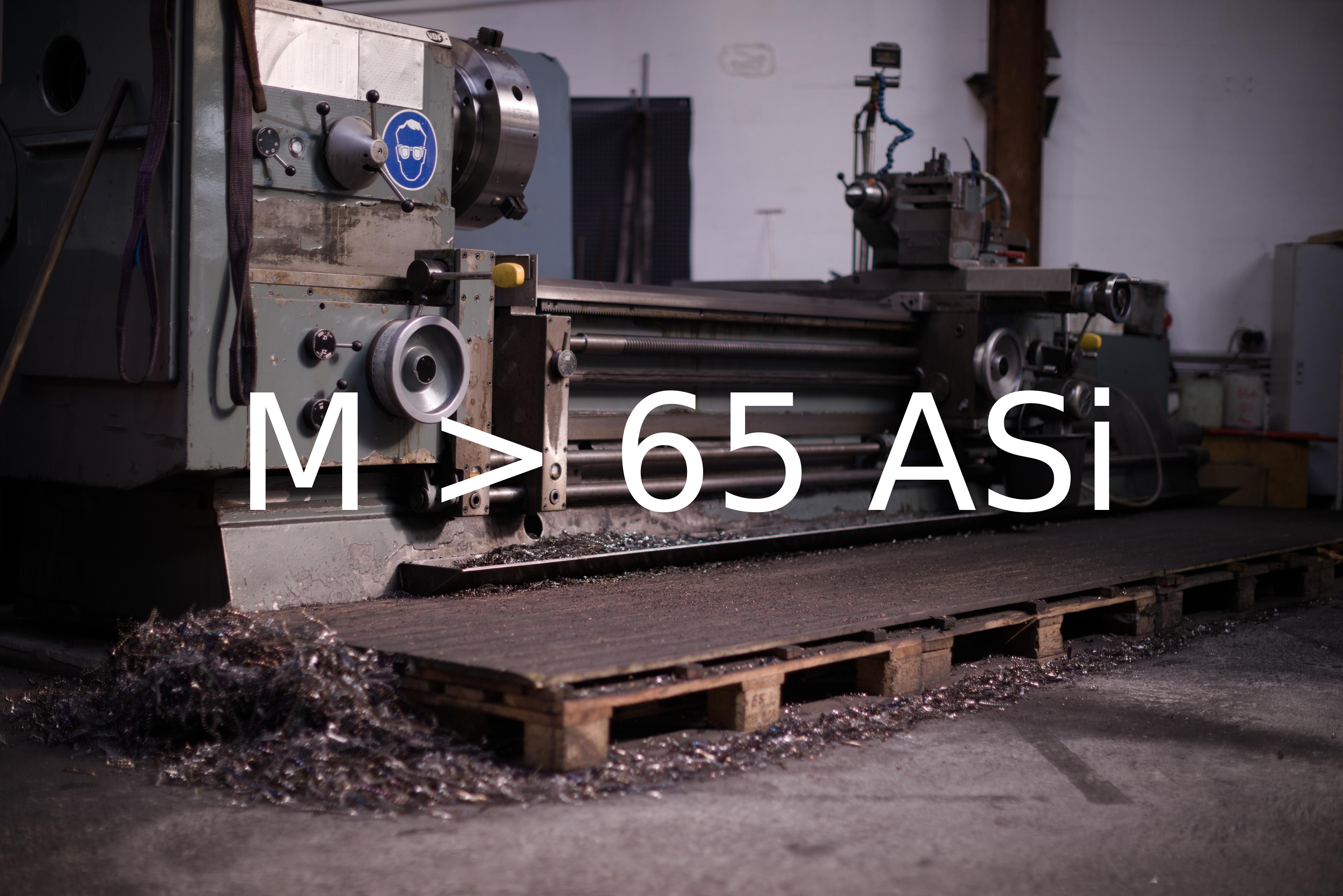 Steel Material: M > 65 ASi