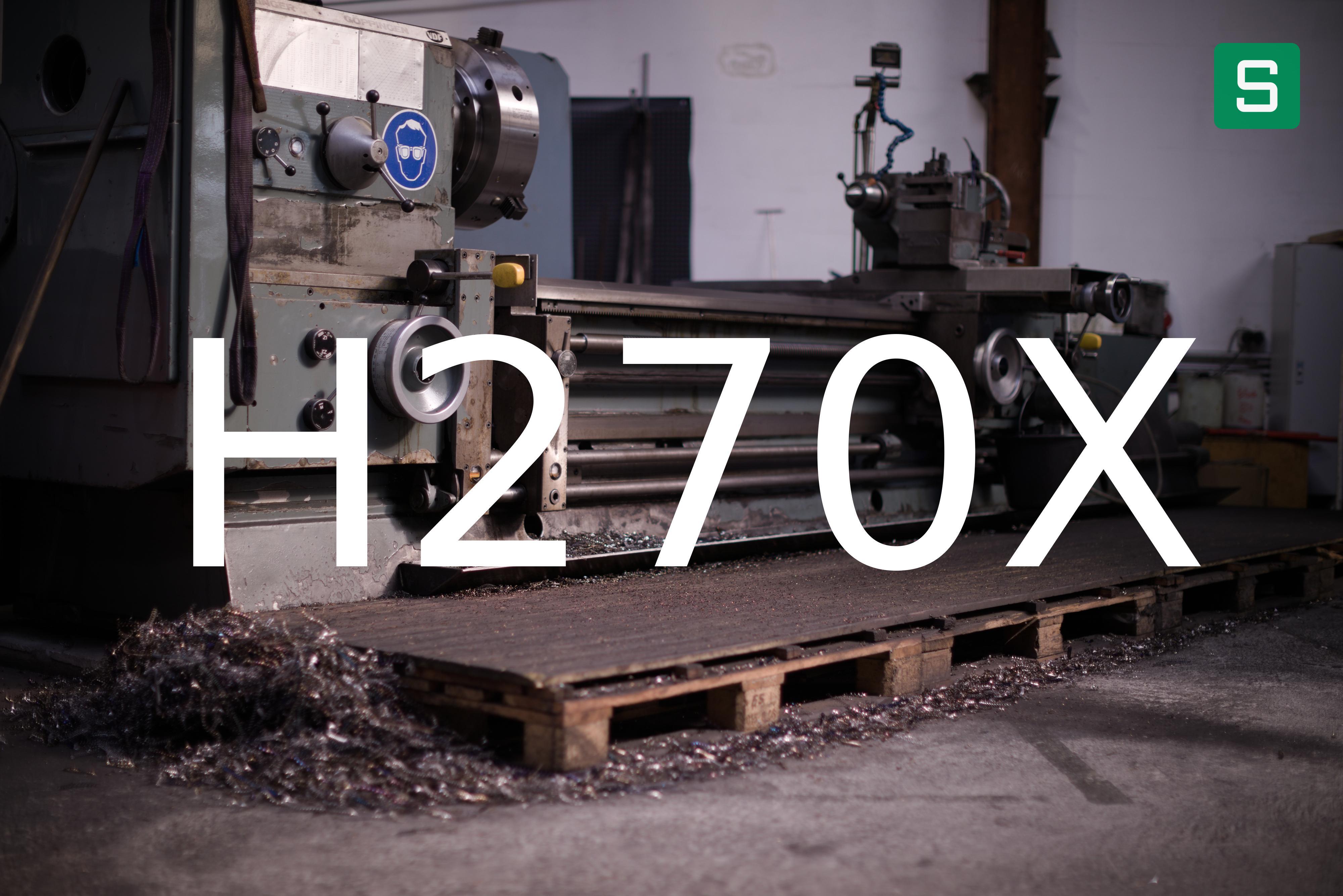 Stahlwerkstoff: H270X