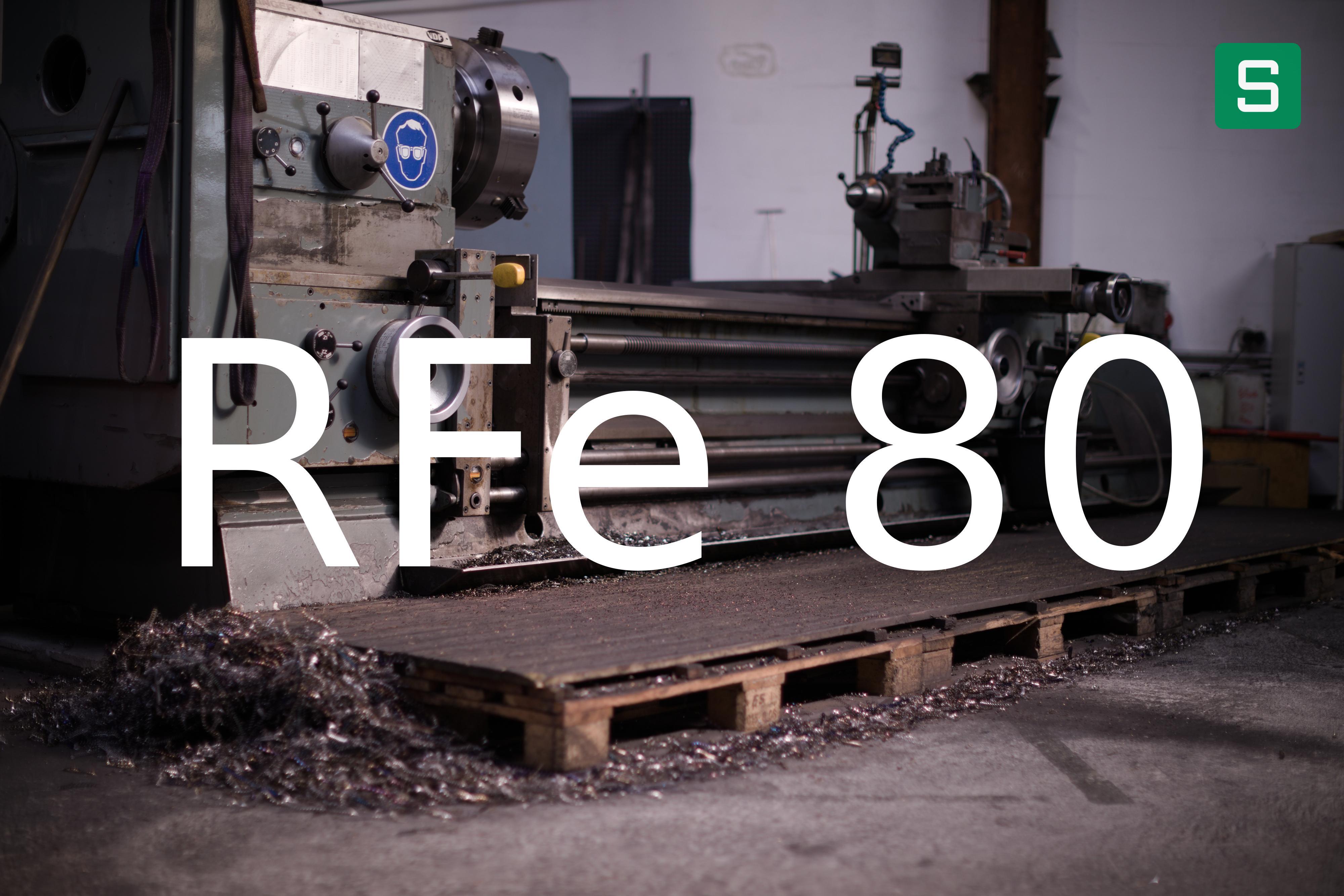 Steel Material: RFe 80