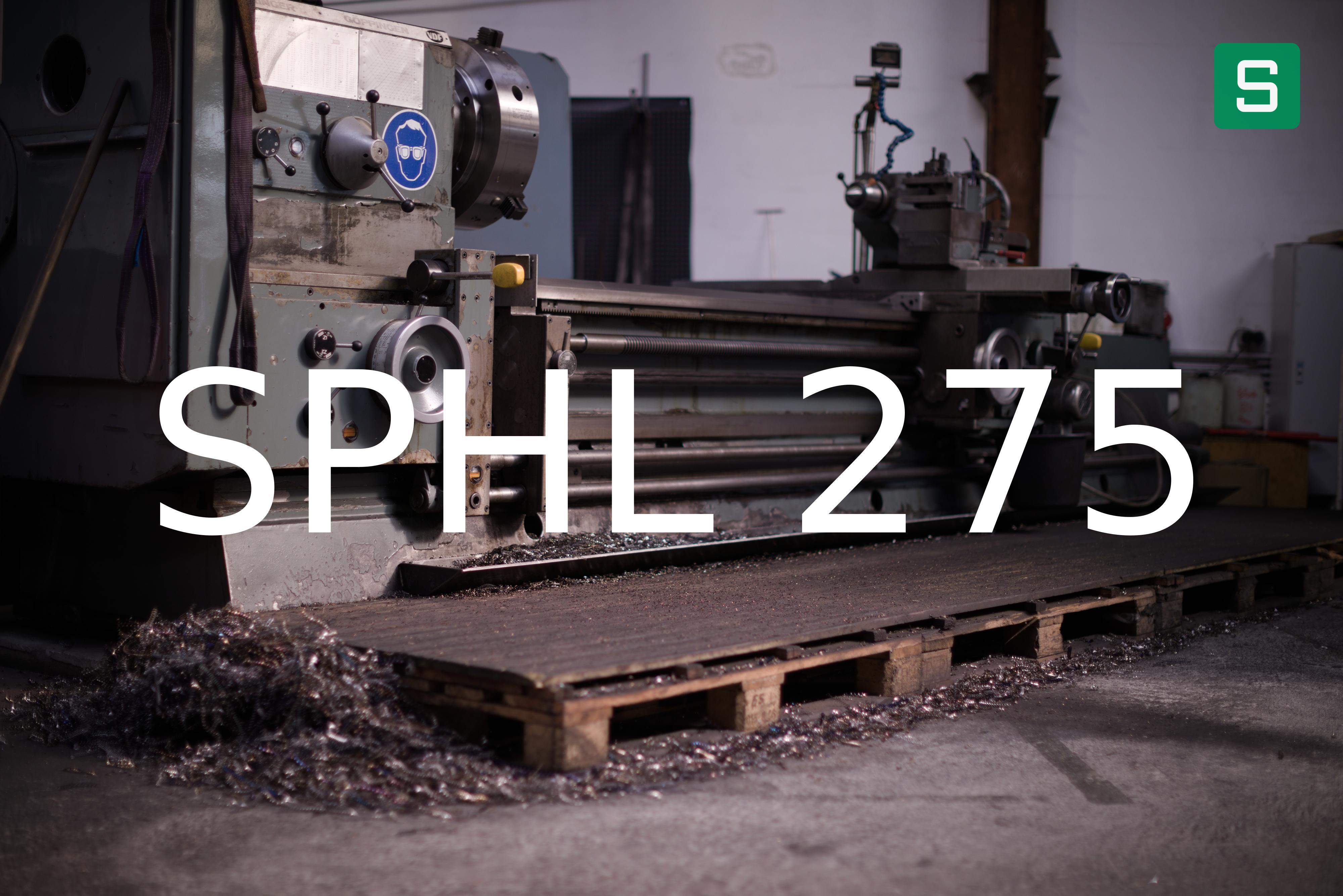 Material de Acero: SPHL 275