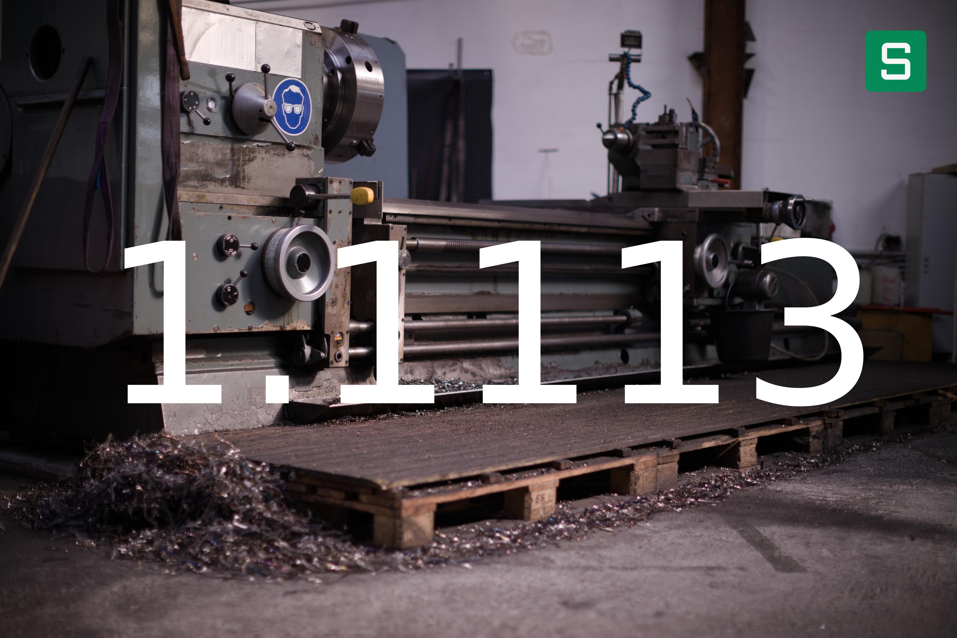 Steel Material: 1.1113