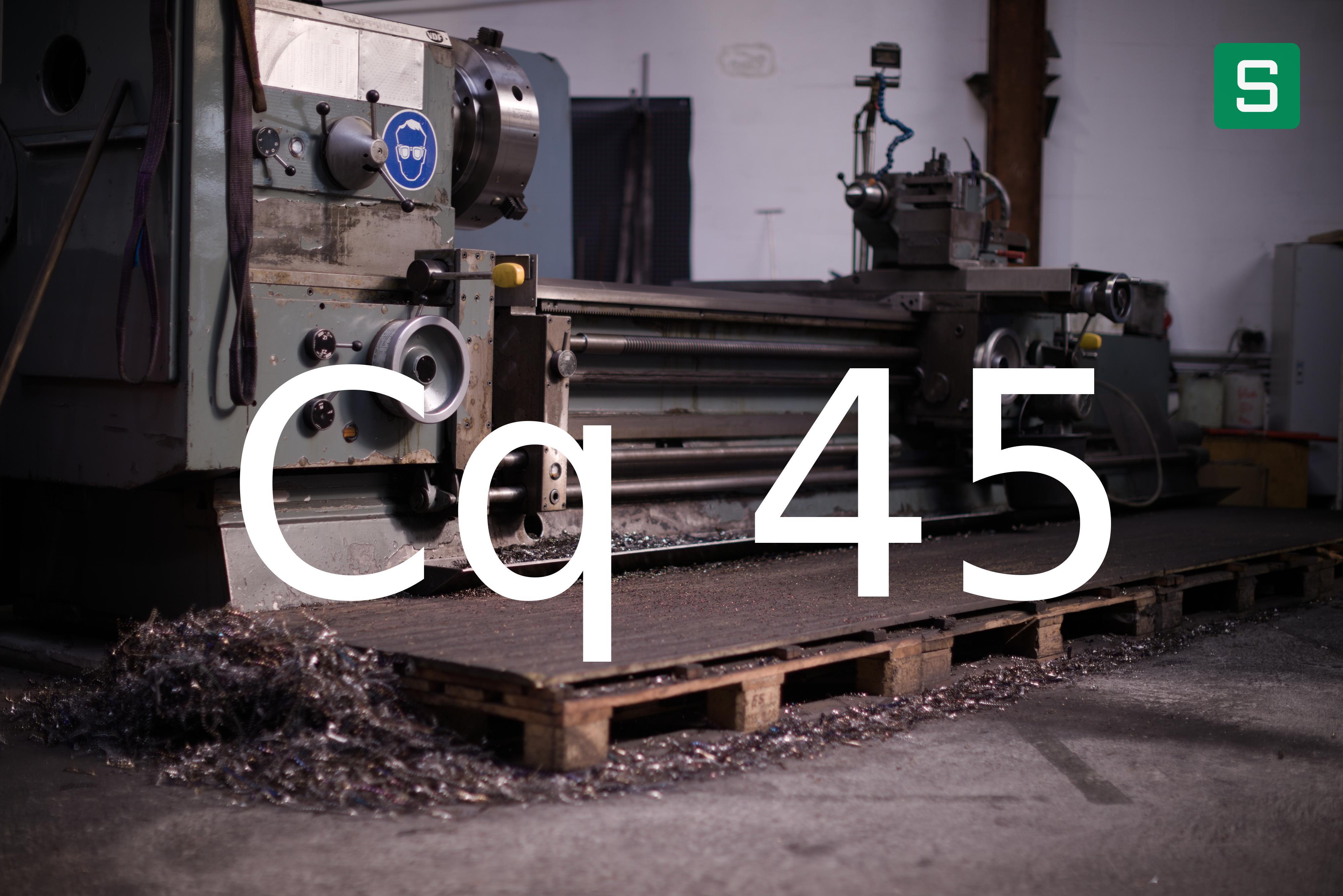 Steel Material: Cq 45