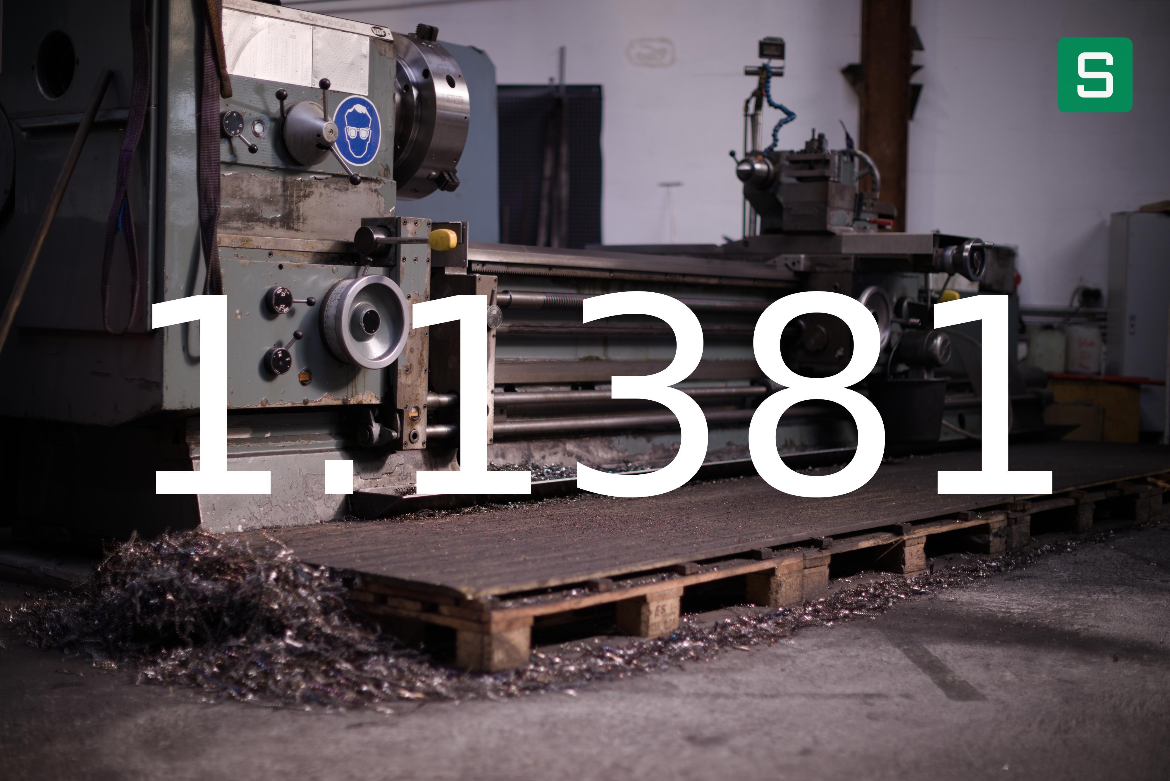 Steel Material: 1.1381