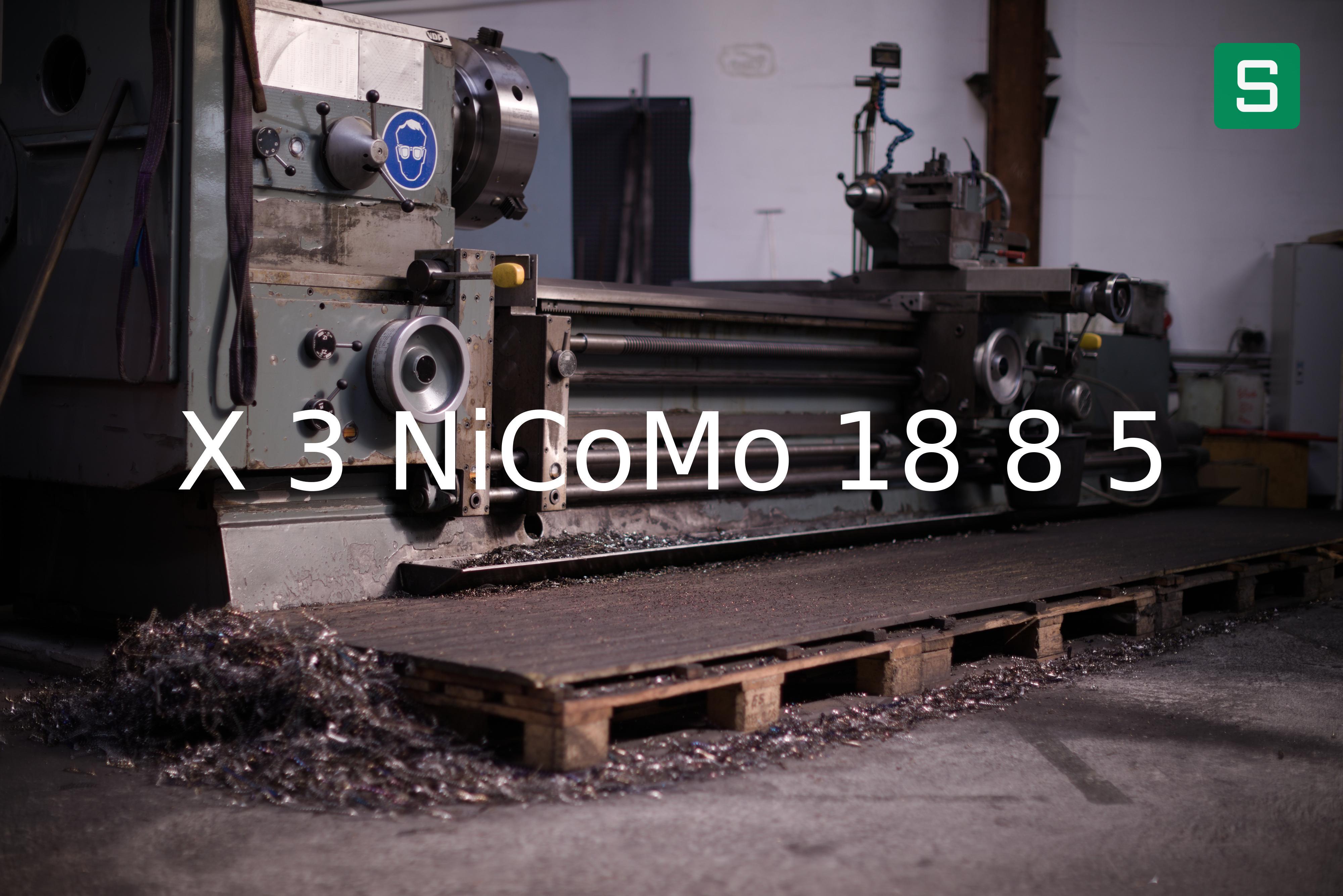 Stahlwerkstoff: X 3 NiCoMo 18 8 5