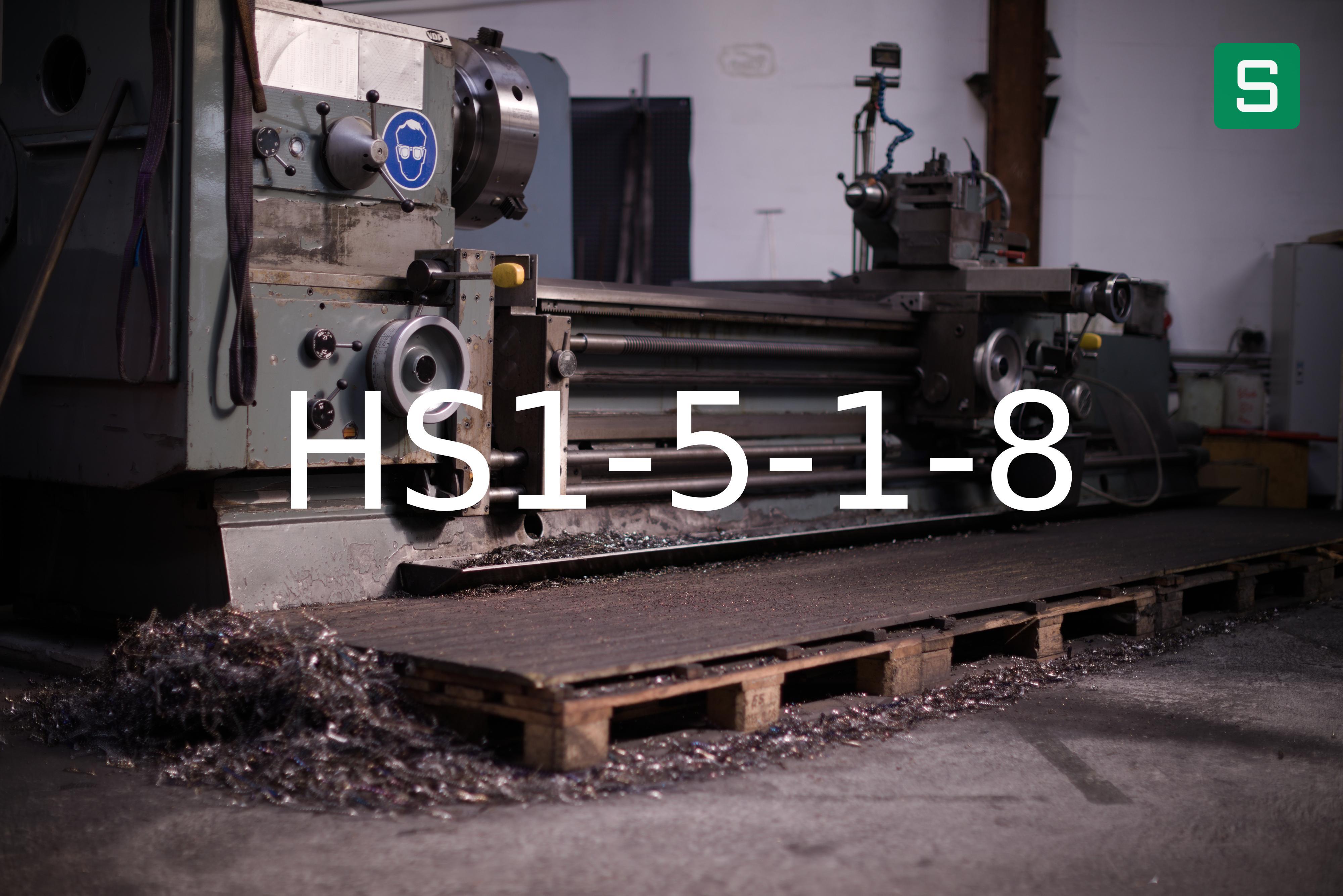 Steel Material: HS1-5-1-8