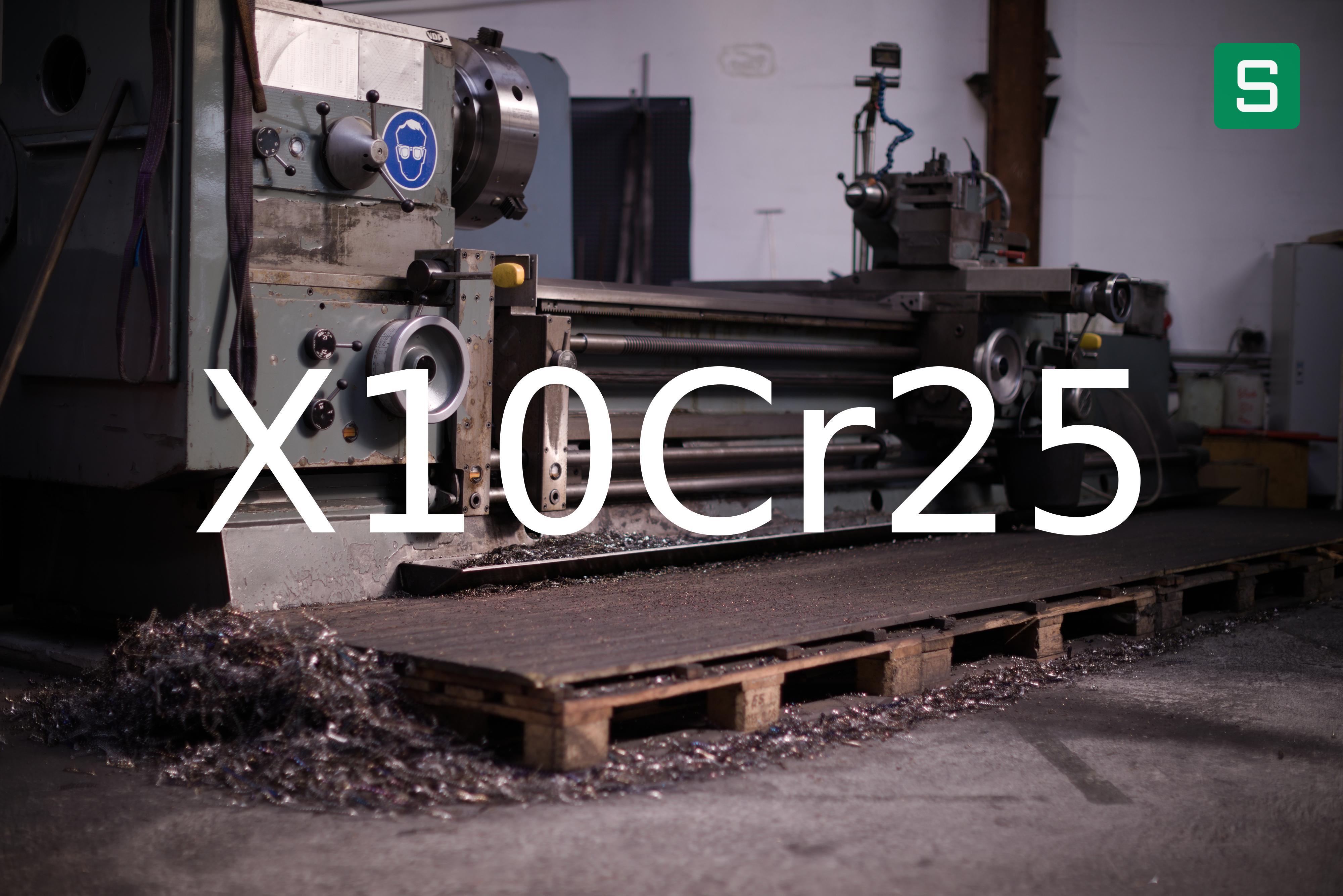 Steel Material: X10Cr25