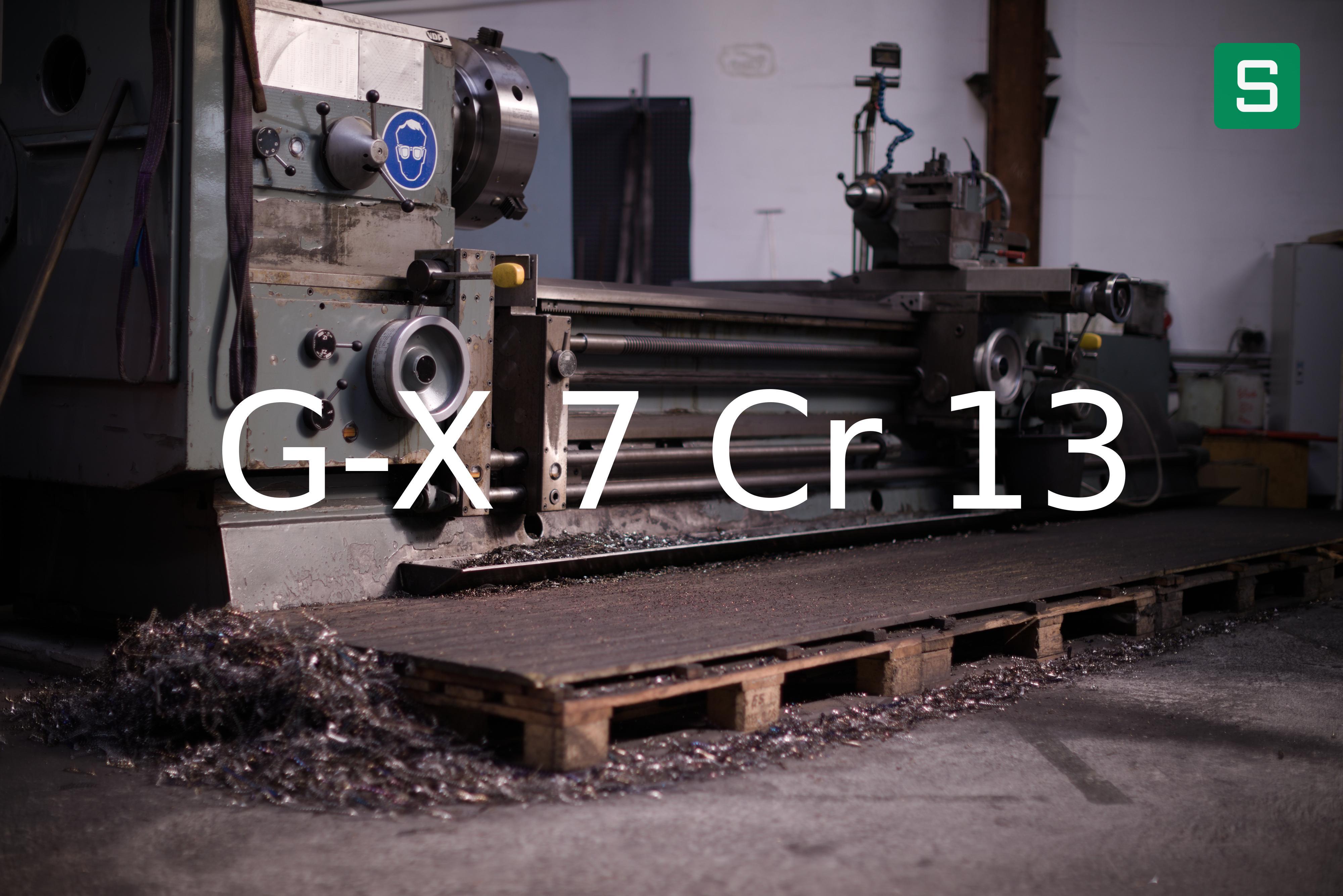 Stahlwerkstoff: G-X 7 Cr 13