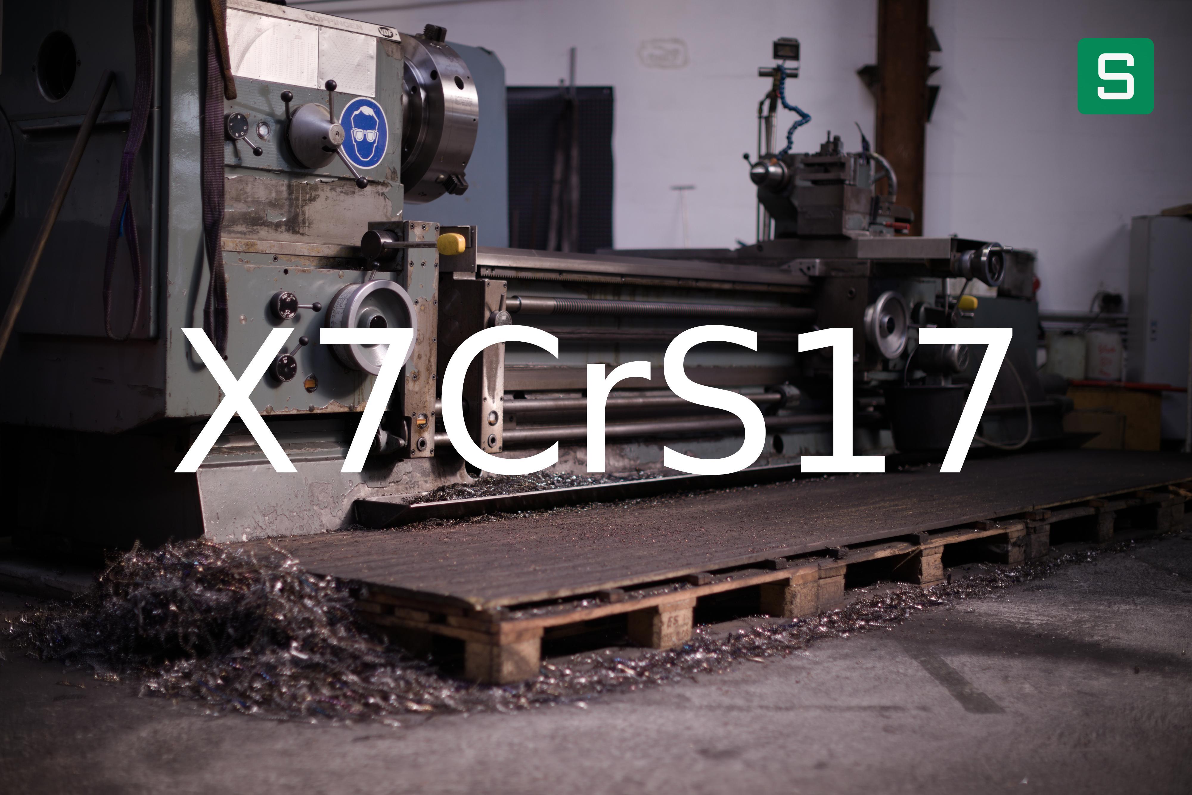 Stahlwerkstoff: X7CrS17