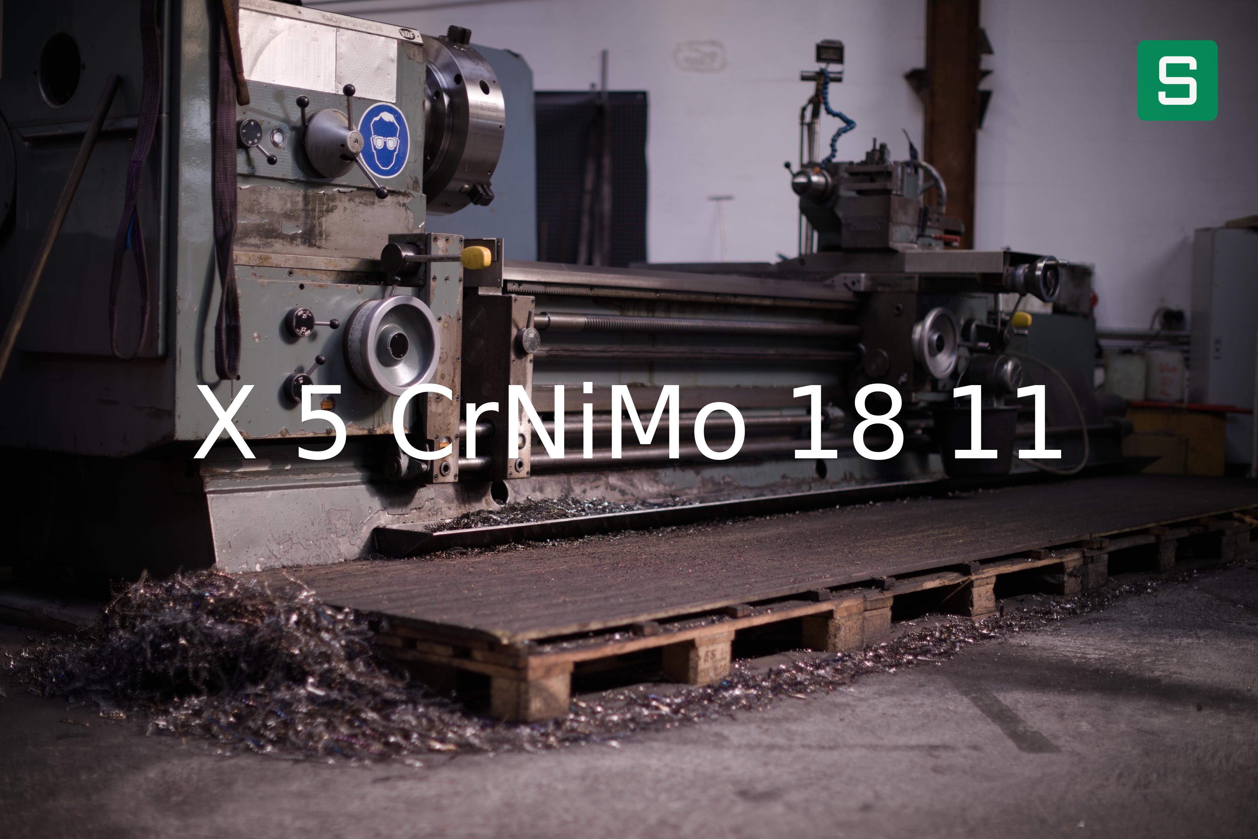 Steel Material: X 5 CrNiMo 18 11