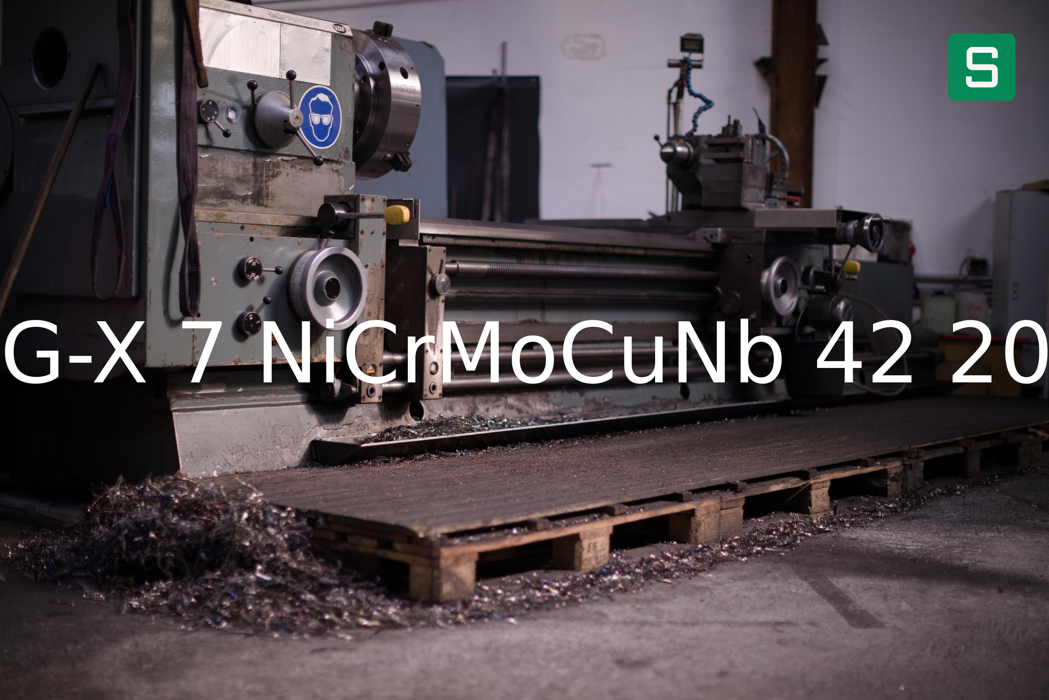 Stahlwerkstoff: G-X 7 NiCrMoCuNb 42 20