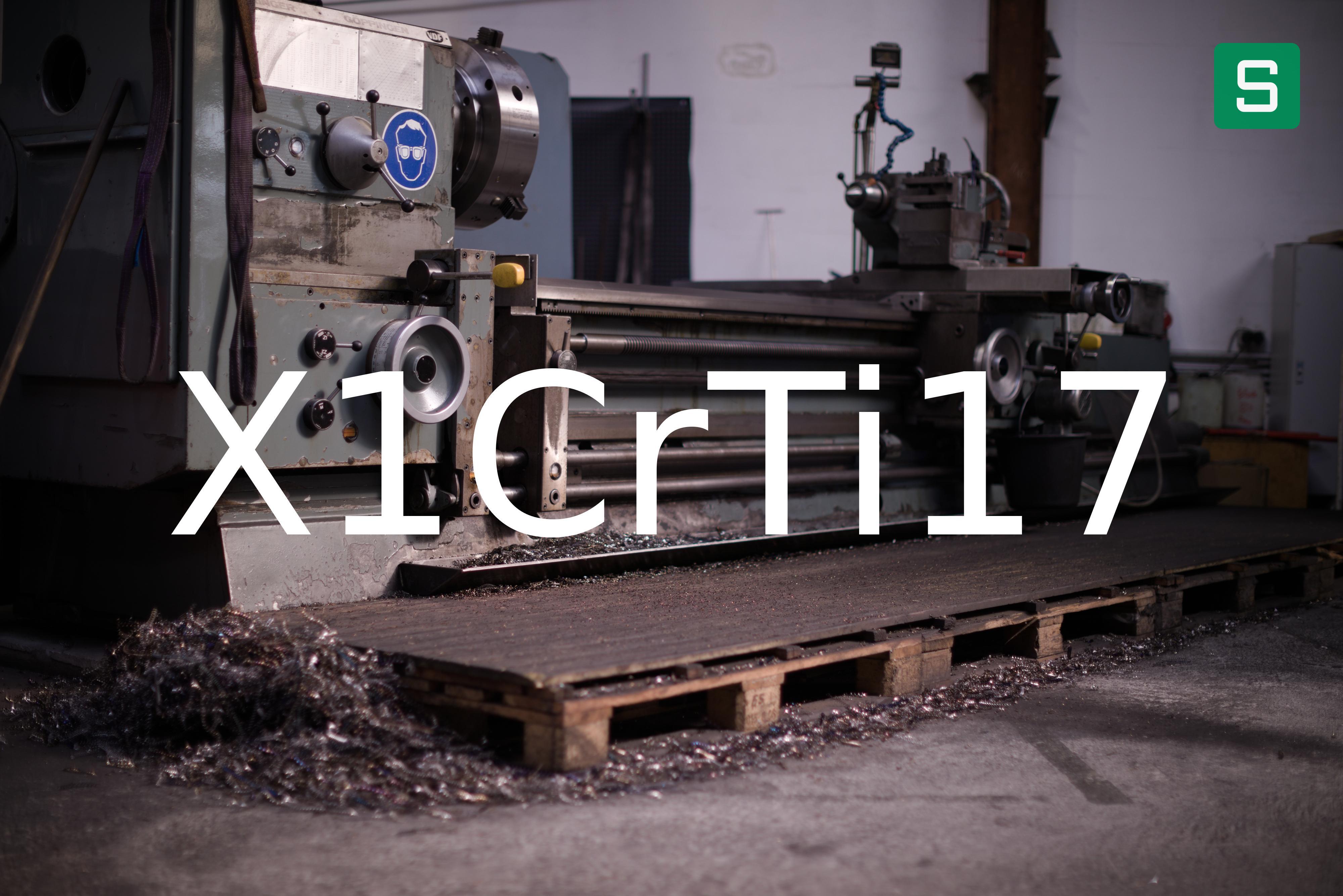 Stahlwerkstoff: X1CrTi17