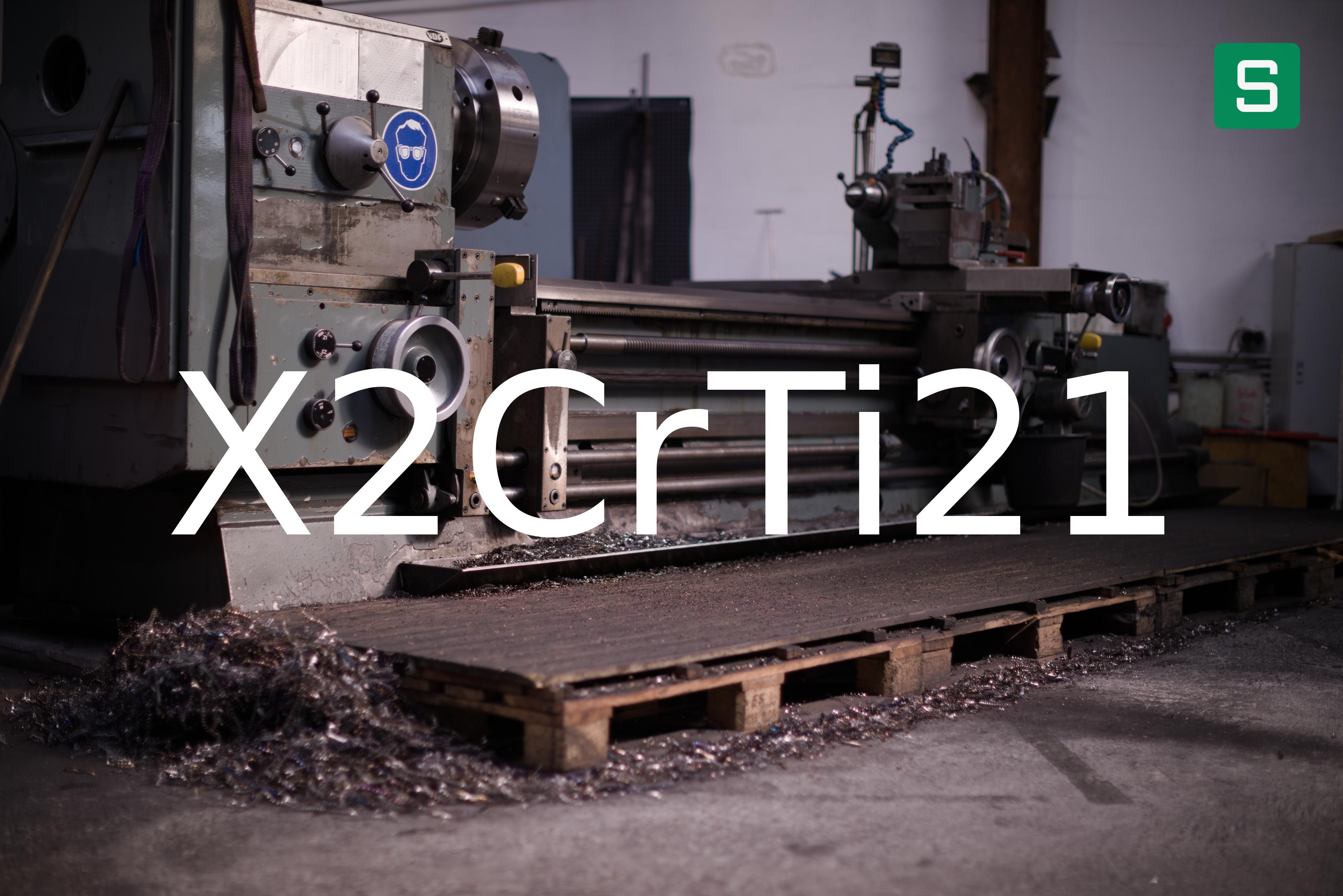 Steel Material: X2CrTi21