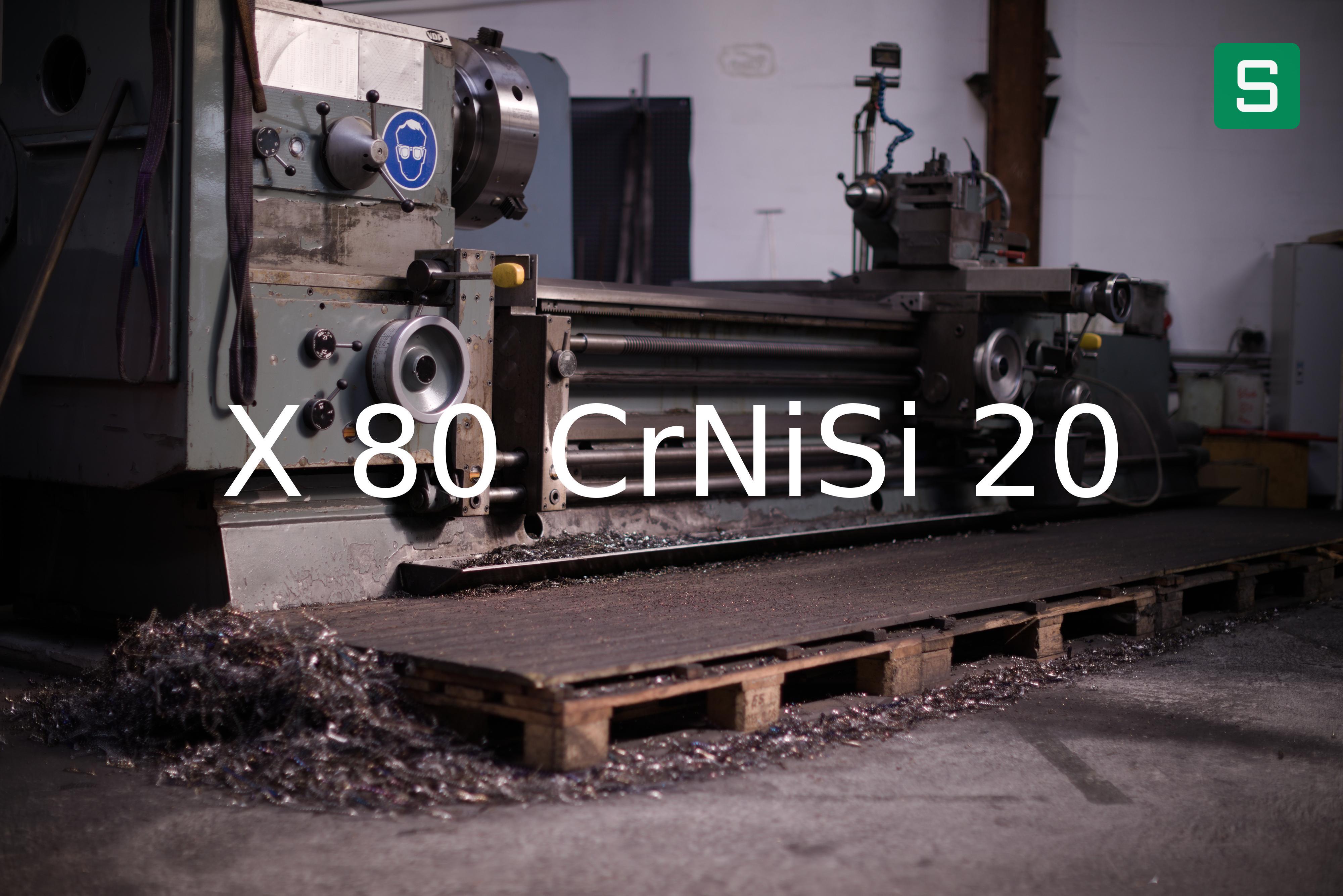 Steel Material: X 80 CrNiSi 20
