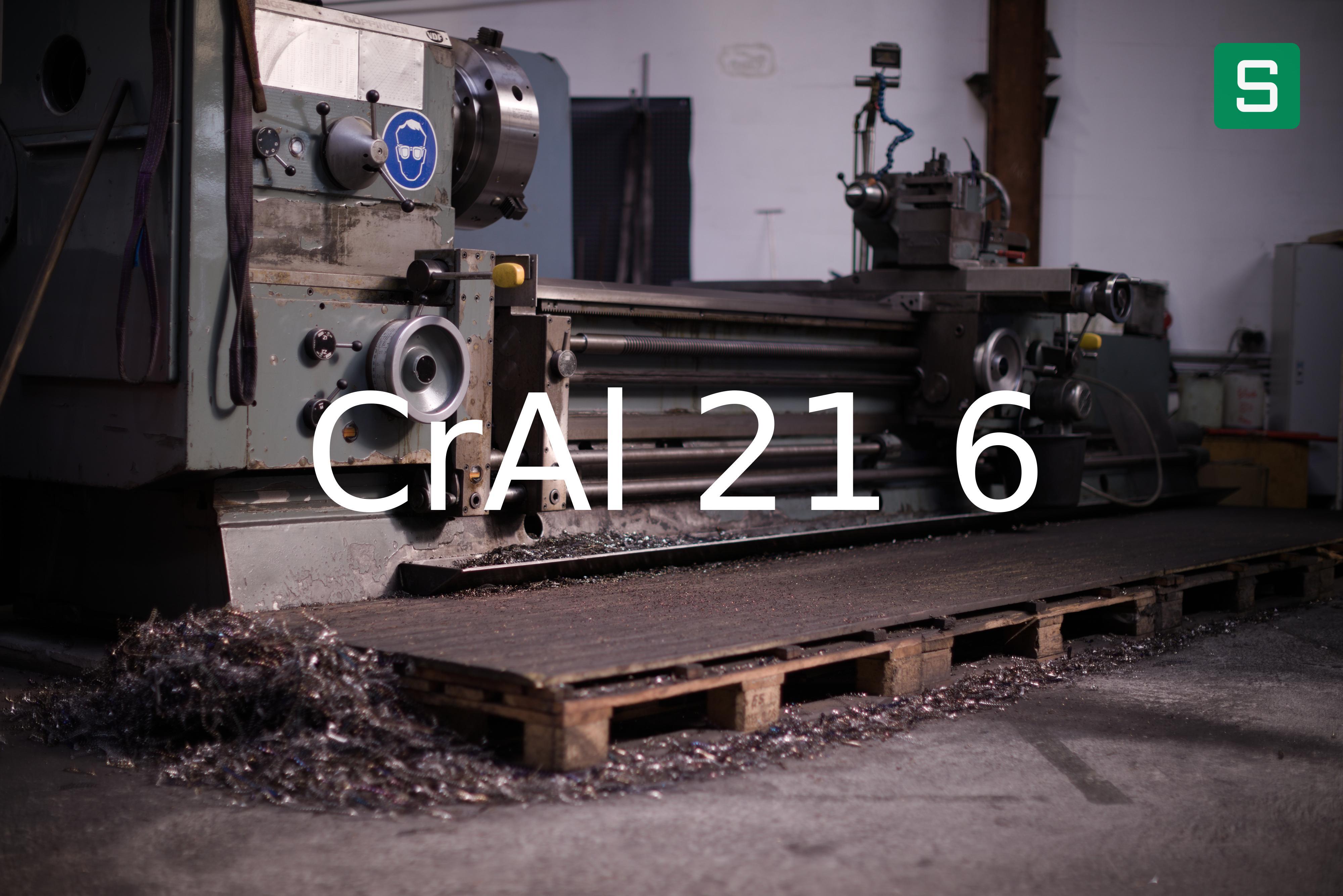 Steel Material: CrAl 21 6