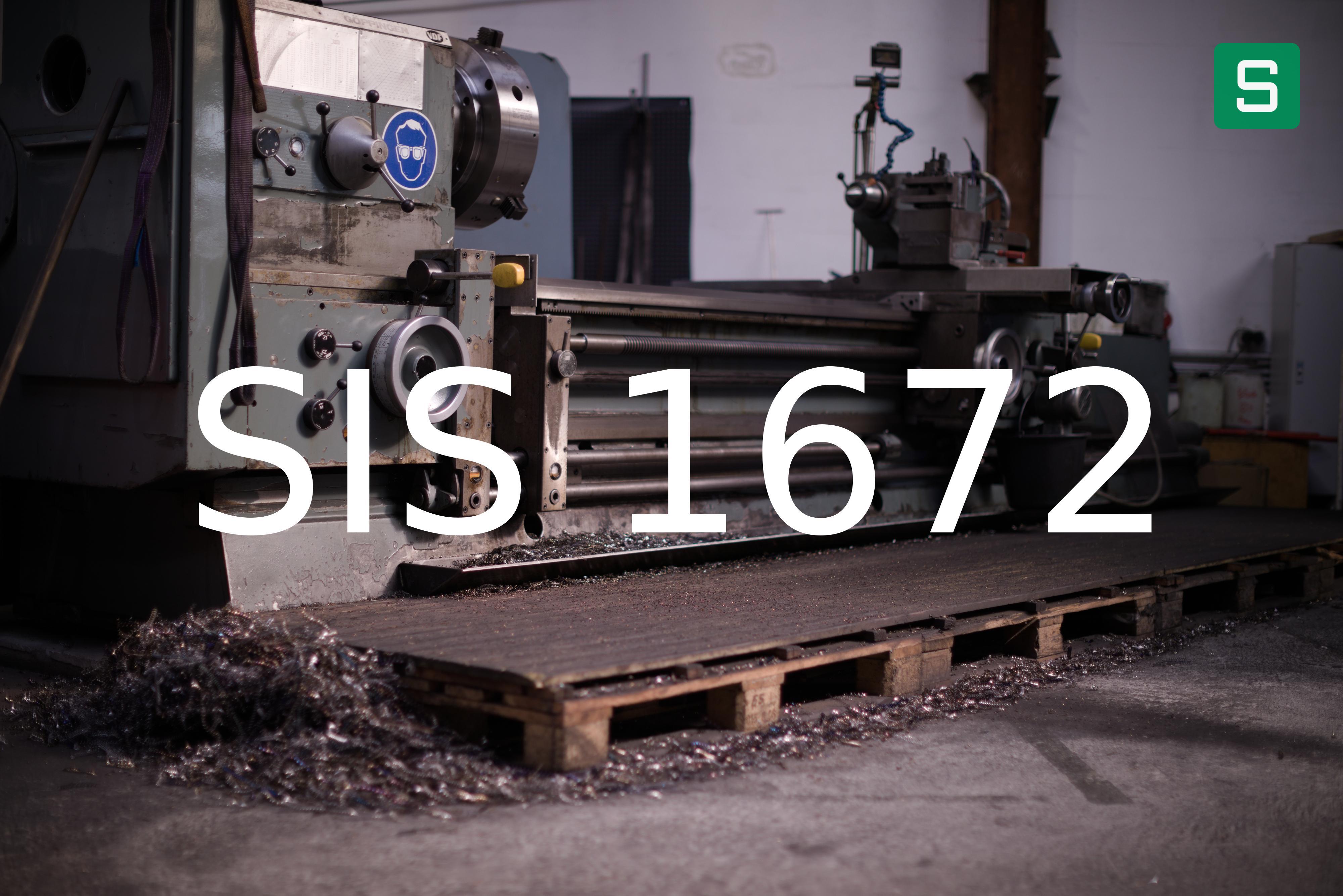 Steel Material: SIS 1672