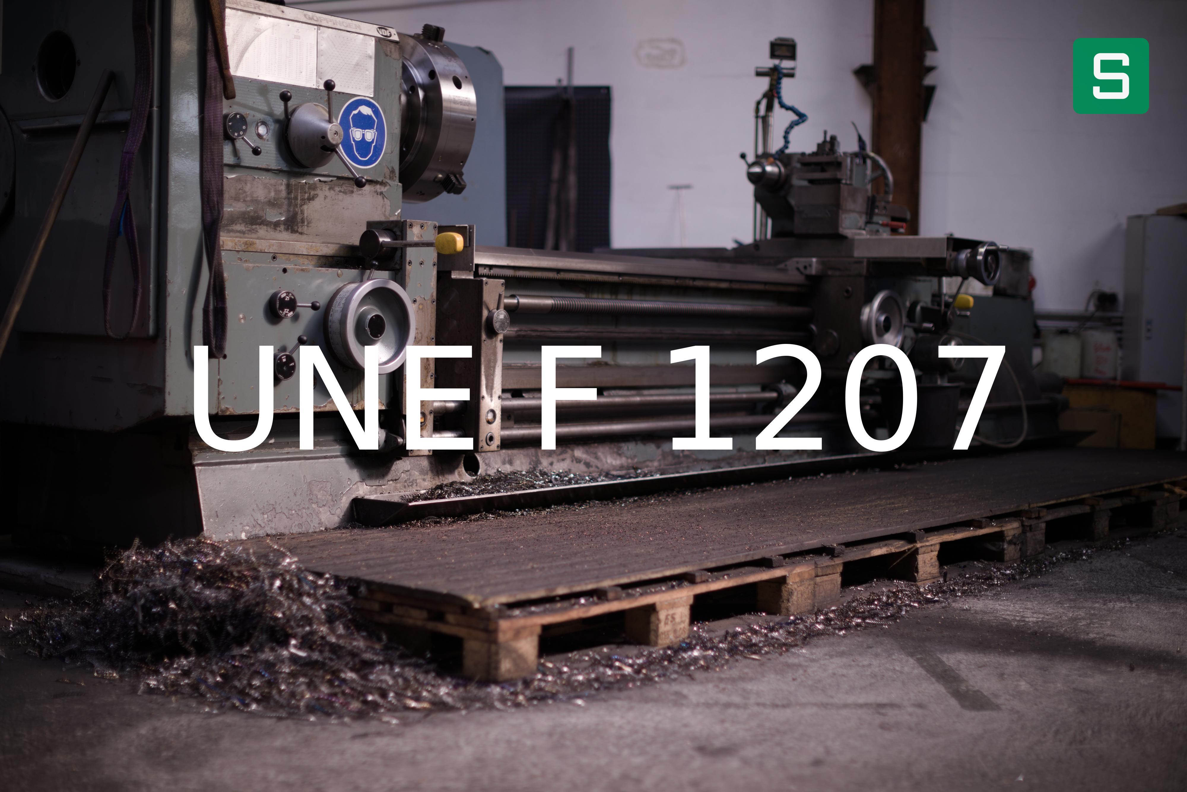 Steel Material: UNE F 1207