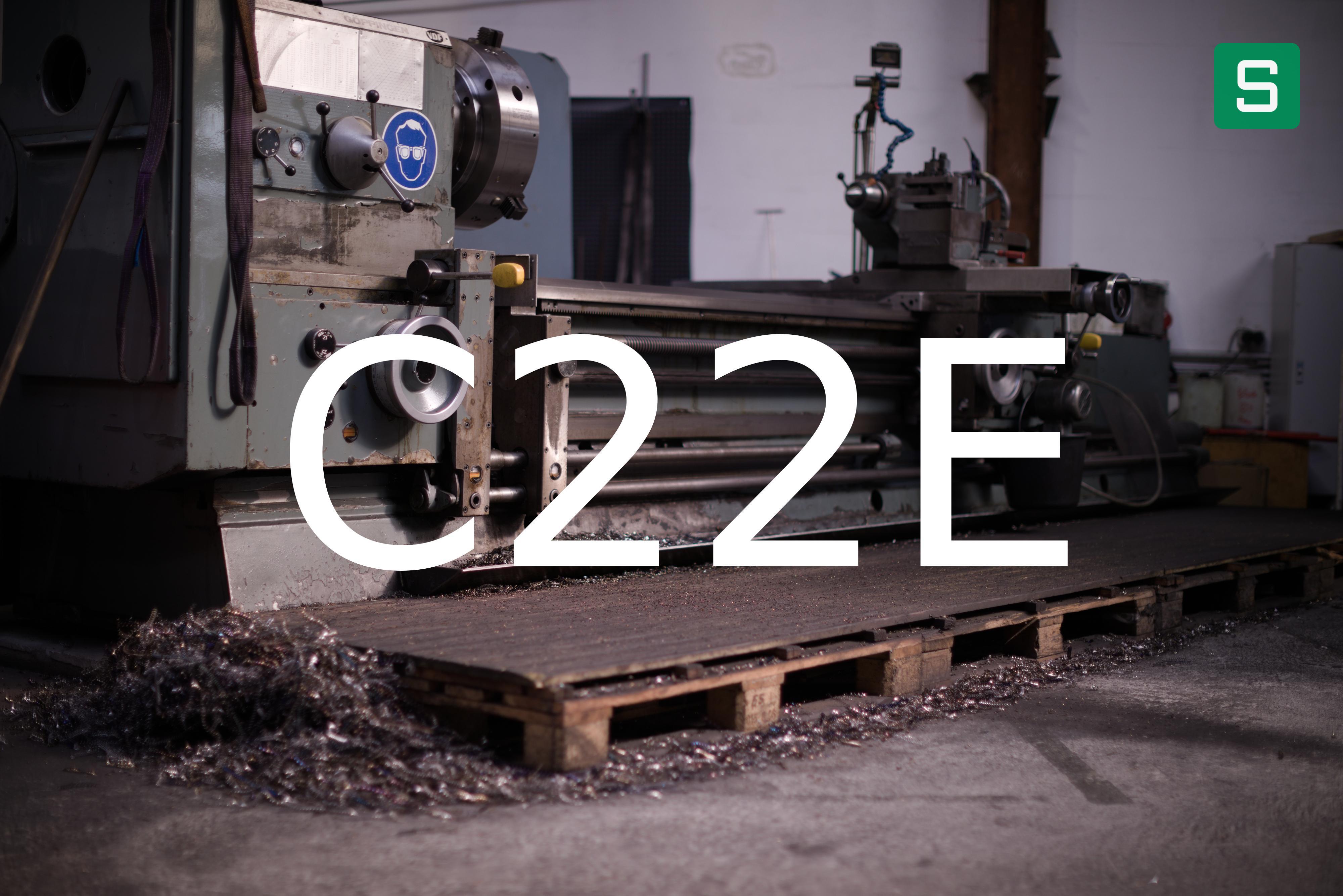 Stahlwerkstoff: C22E