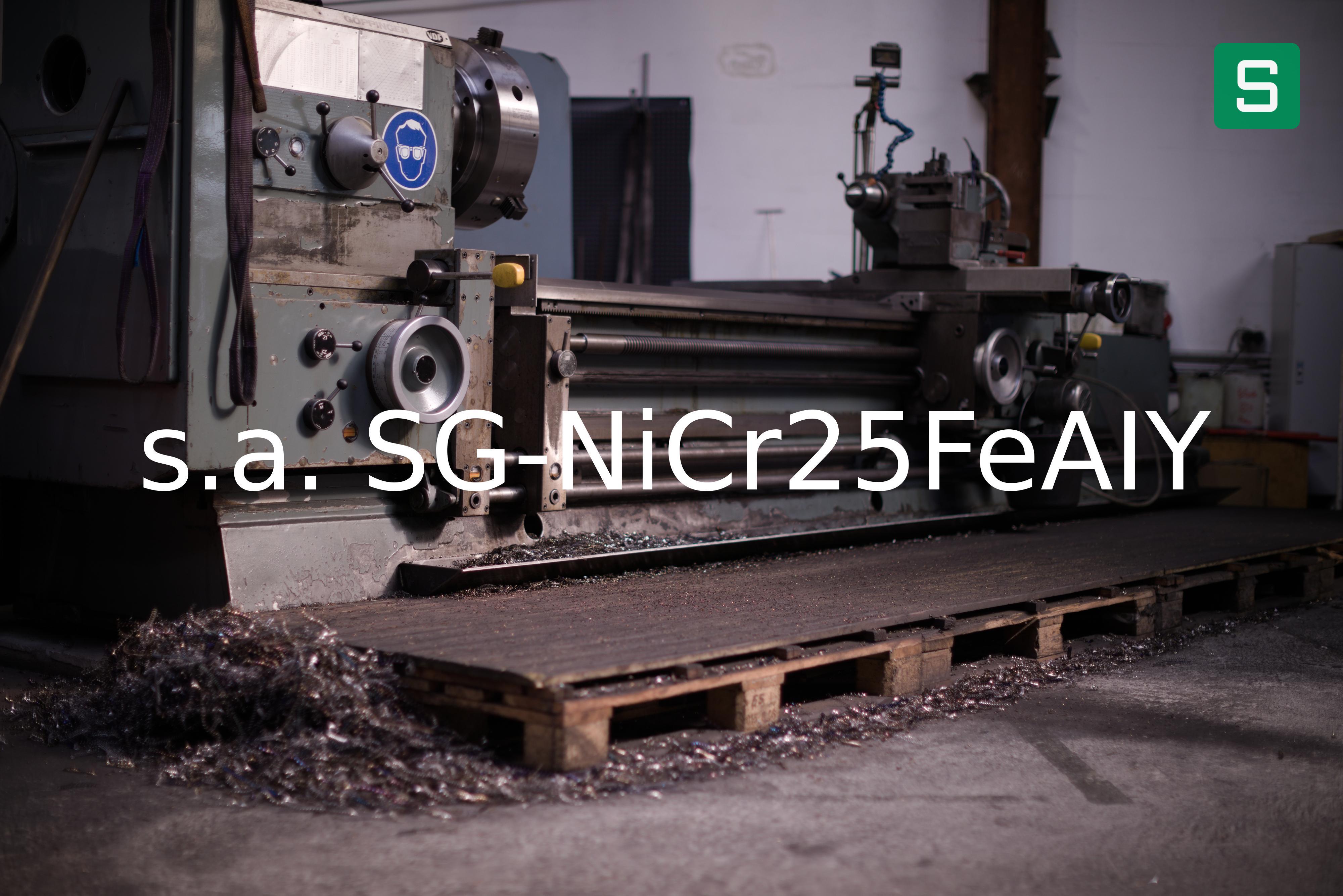 Steel Material: s.a. SG-NiCr25FeAIY