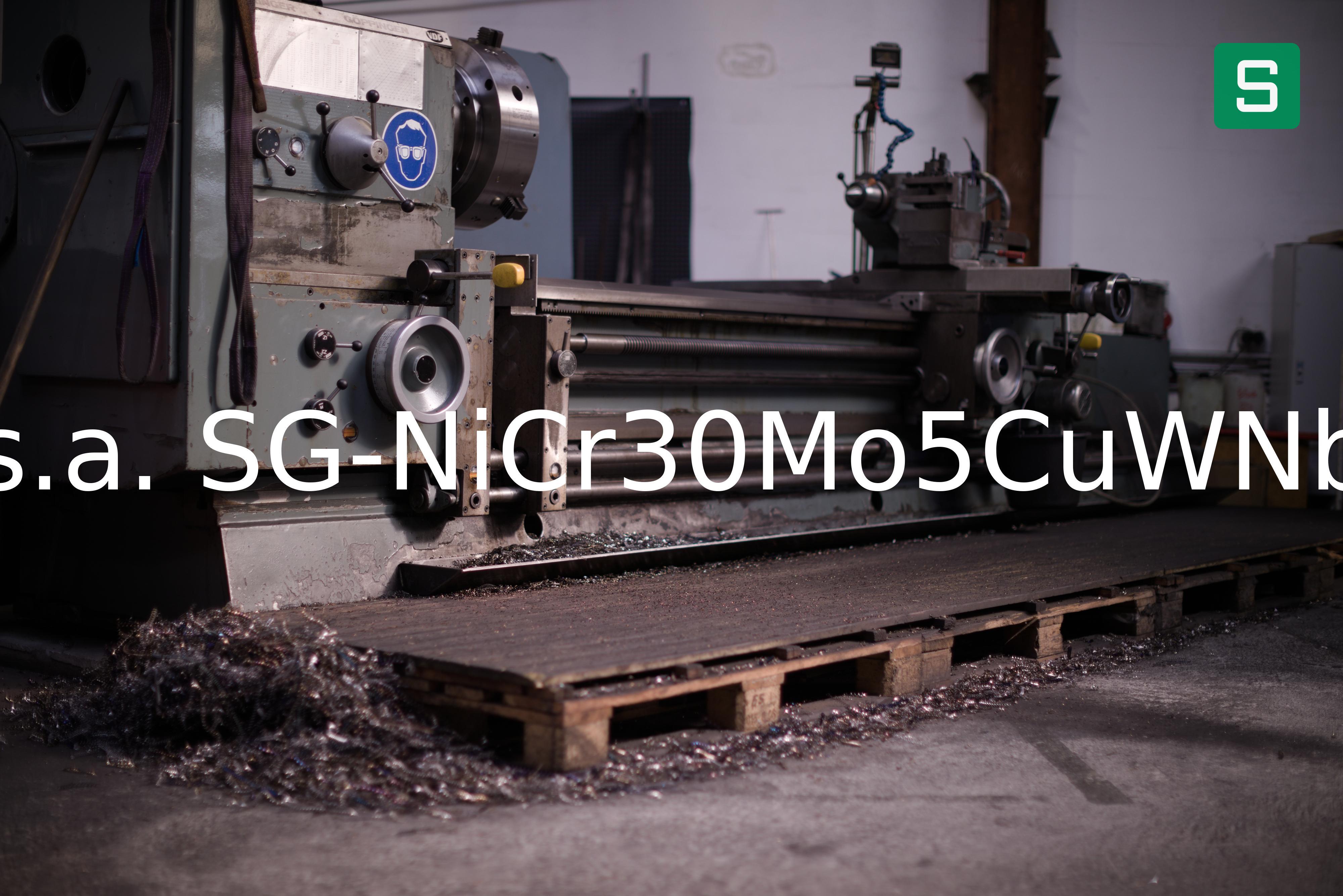 Steel Material: s.a. SG-NiCr30Mo5CuWNb