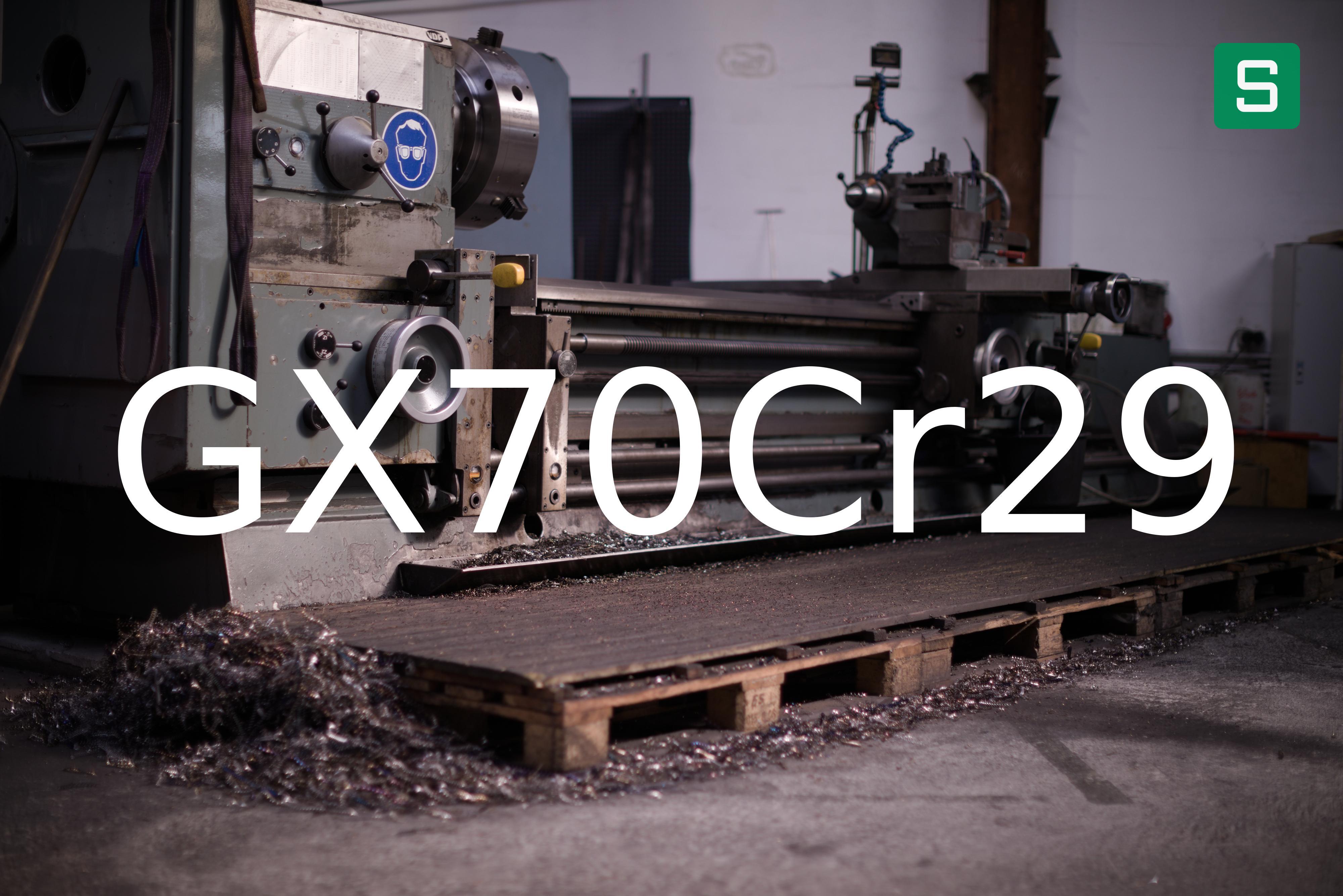 Steel Material: GX70Cr29
