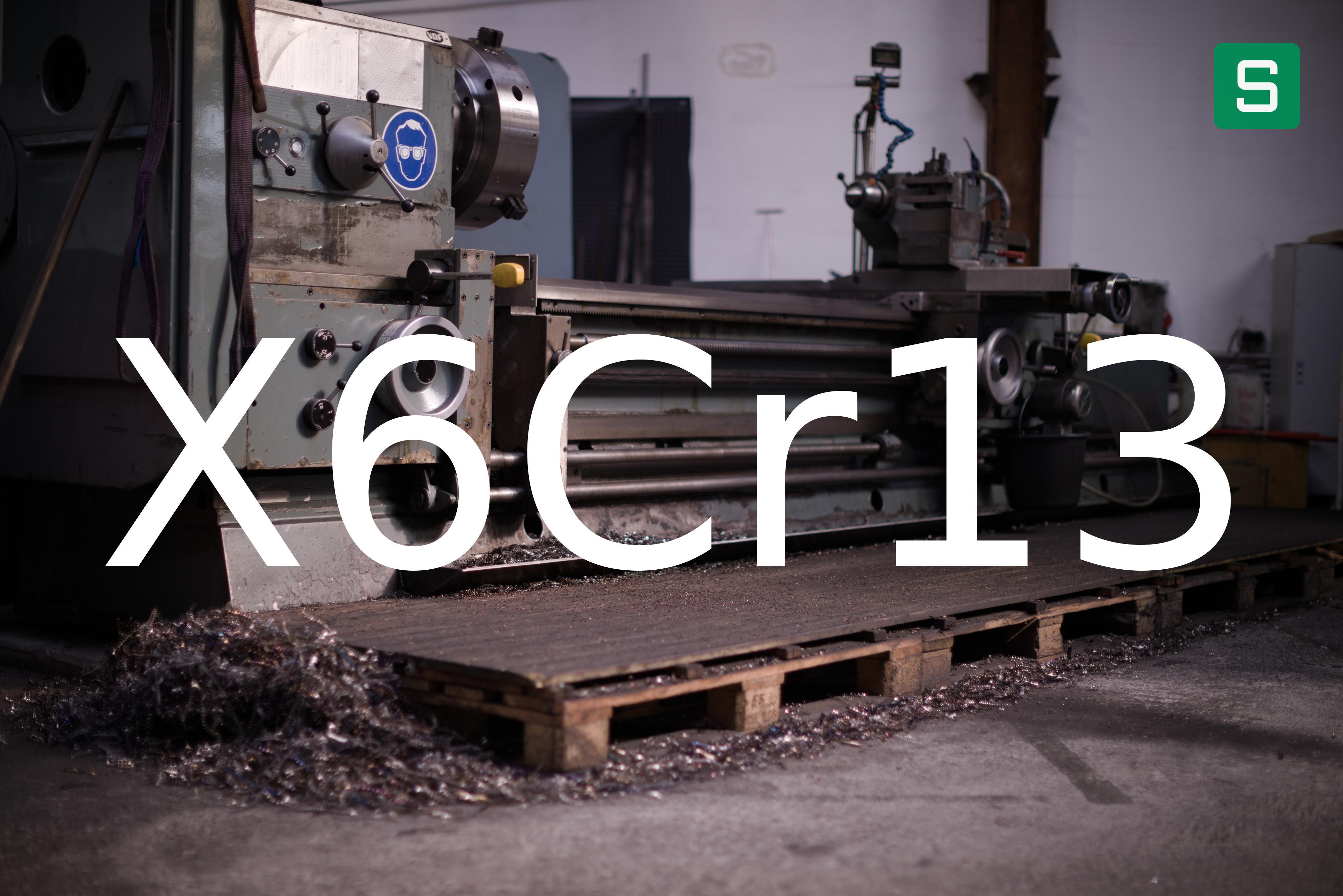 Stahlwerkstoff: X6Cr13