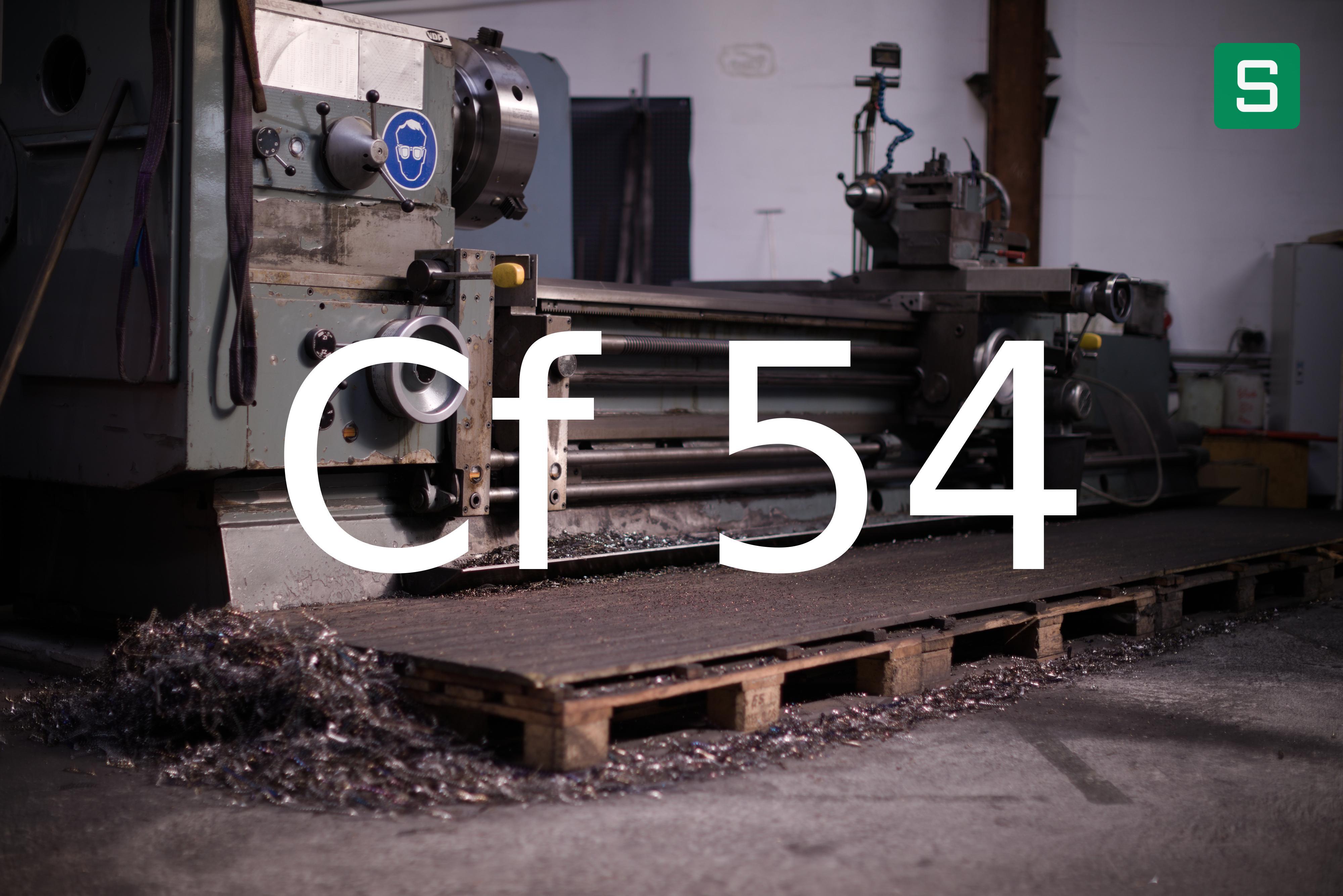 Steel Material: Cf 54
